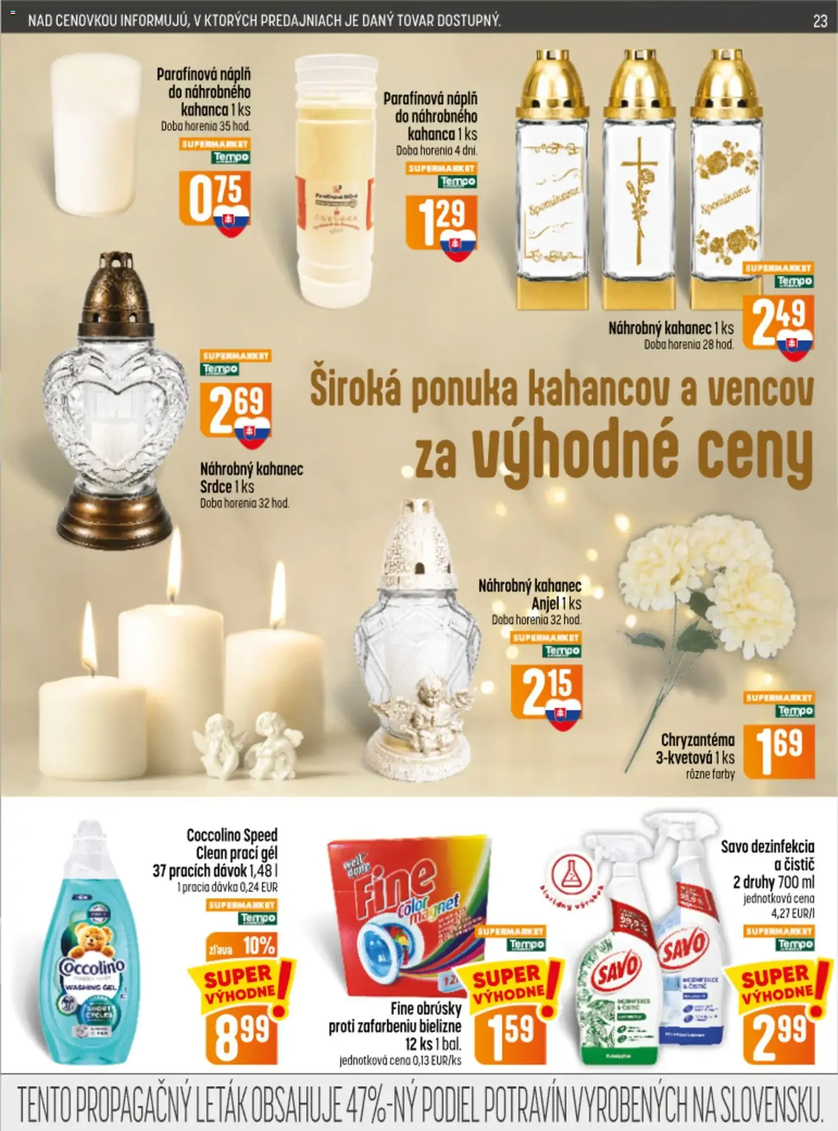 COOP Jednota leták - platný leták od 17.09.2026 strana 23 z 28