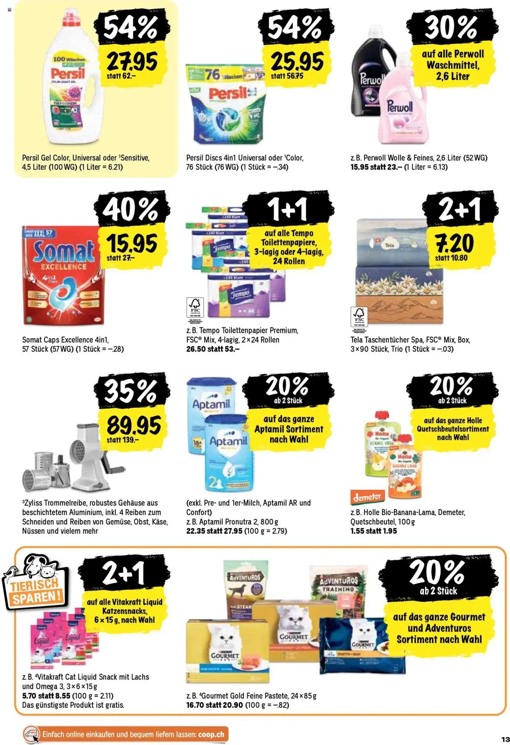 Coop Aktionen - Gültiger Prospekt ab 11.09.2025, Seite 13 von insgesamt 24 Coop Aktionen - Gültiger Prospekt ab 11.09.2025, Seite 13 von insgesamt 24