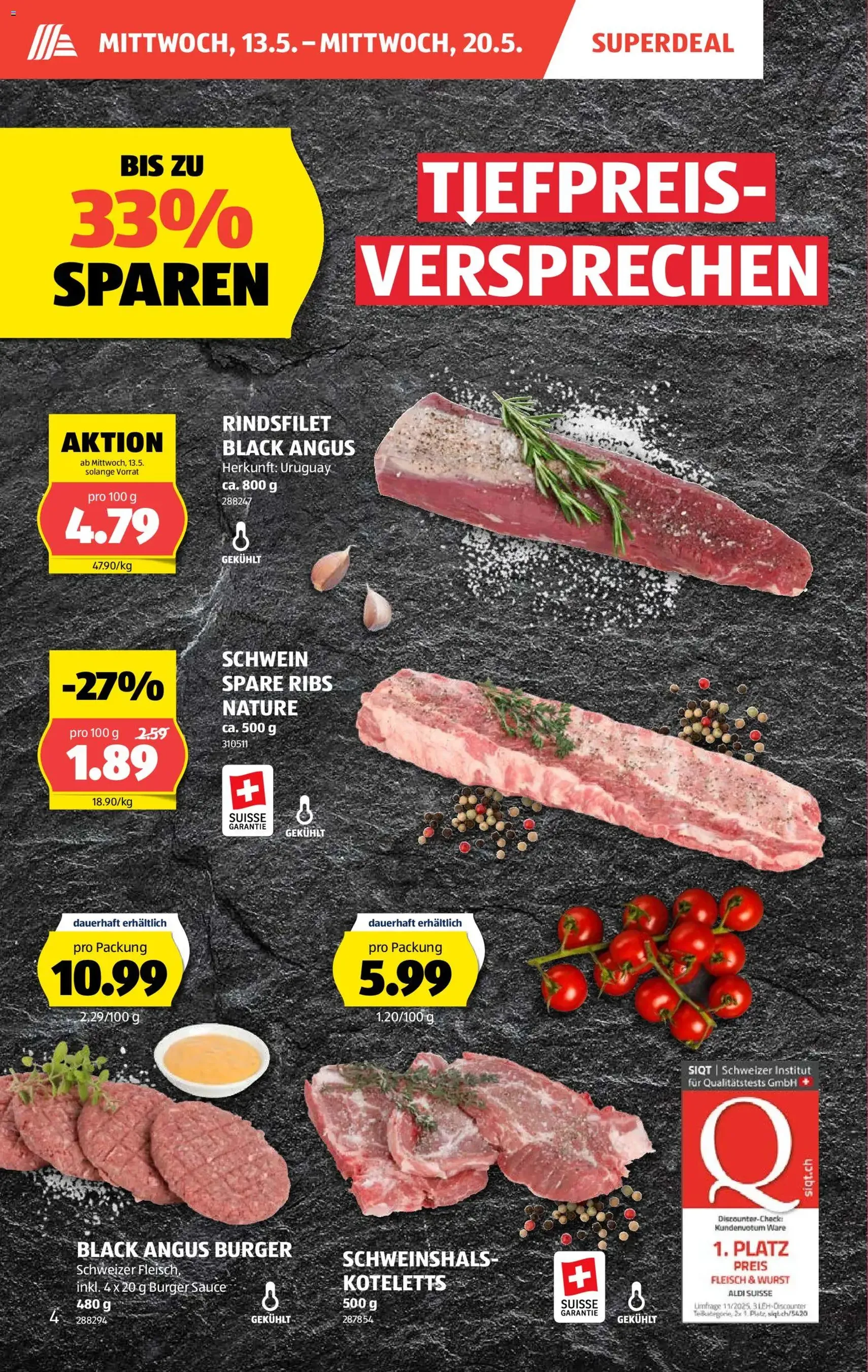 Aldi aktionen - Gültiger Prospekt ab 13.05.2026, Seite 4 von insgesamt 37