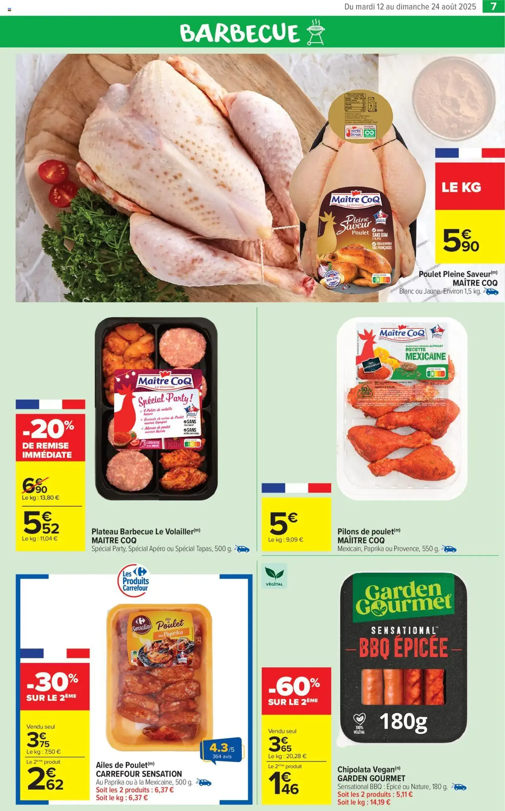 Carrefour Market catalogue semaine 33 - brochure valable à partir du 12/08/2025, page 9 sur 44