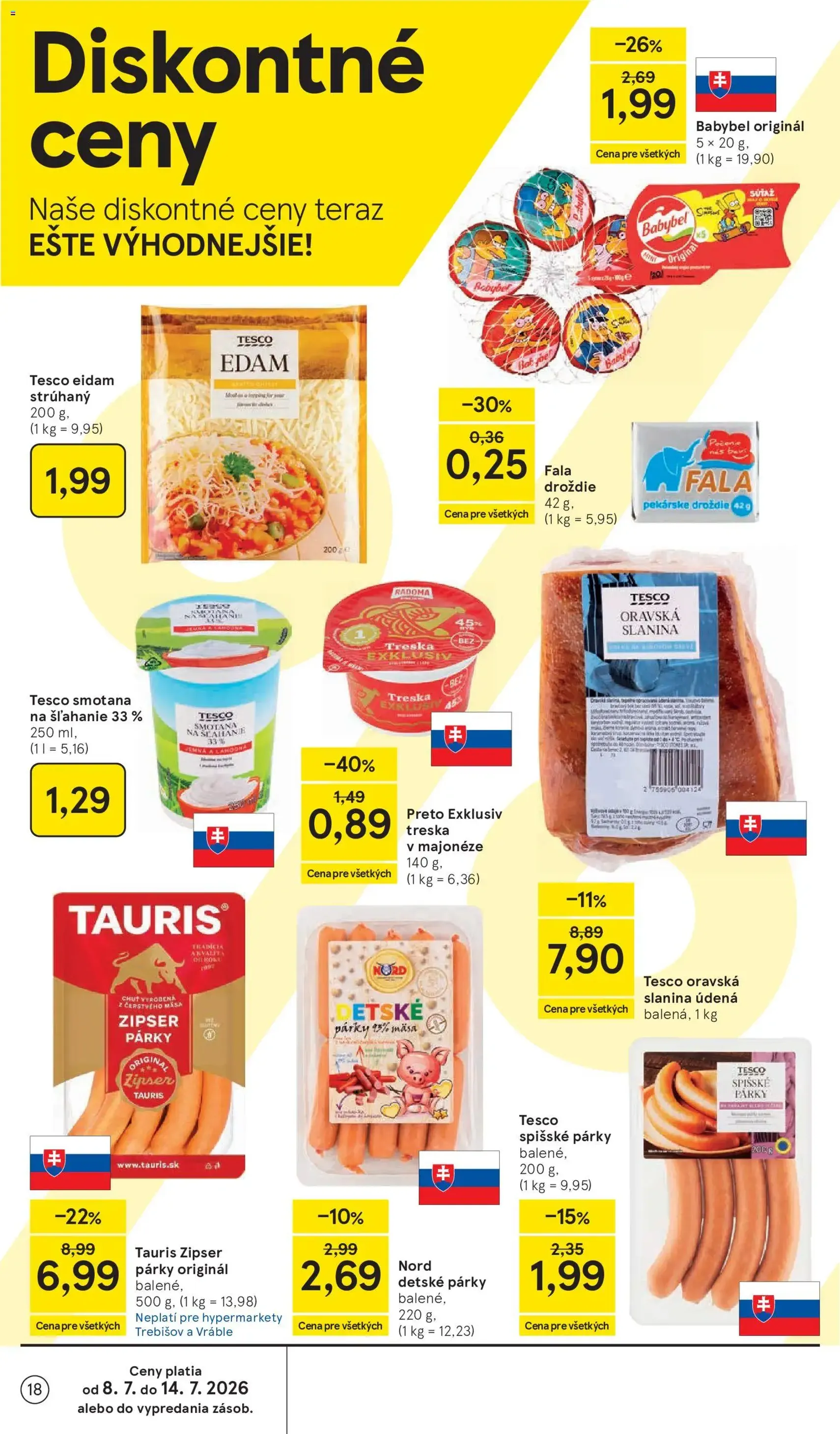 Tesco Hypermarket - leták - platný leták od 08.07.2026 strana 18 z 48