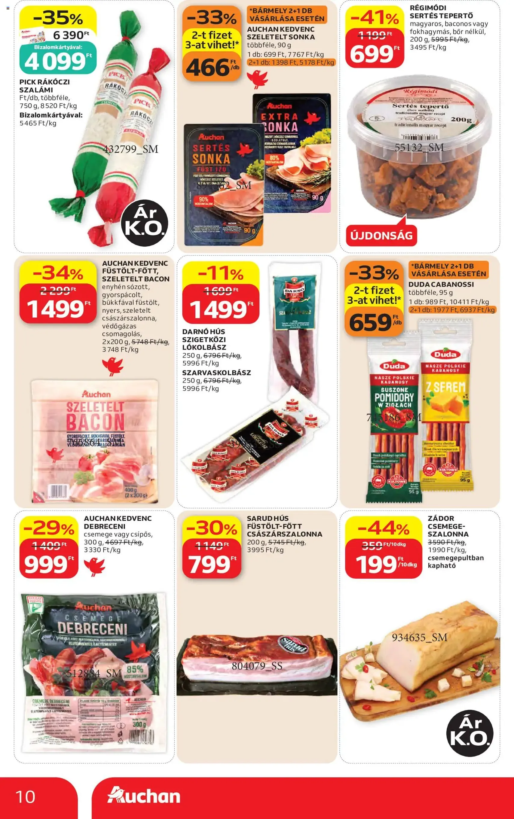 Auchan akciós újság - 2026.07.30. érvényes szórólap 10 oldal 45 oldalból
