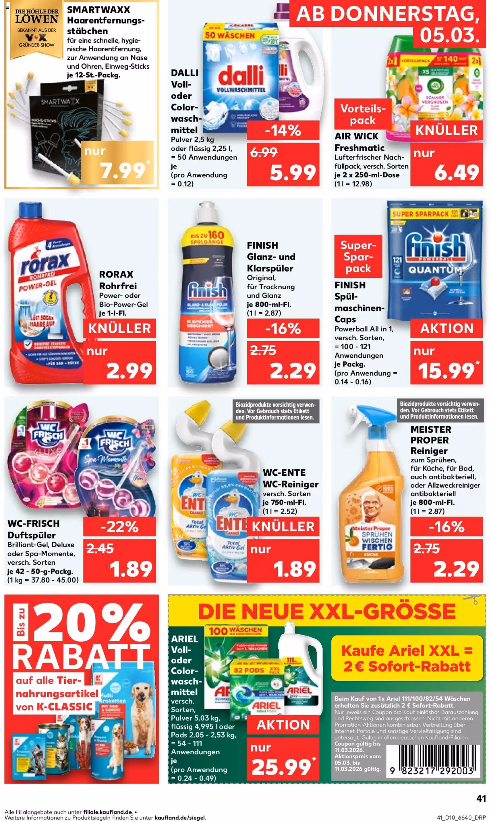 Kaufland Prospekt - Gültiger Prospekt ab 05.03.2026, Seite 41 von insgesamt 60