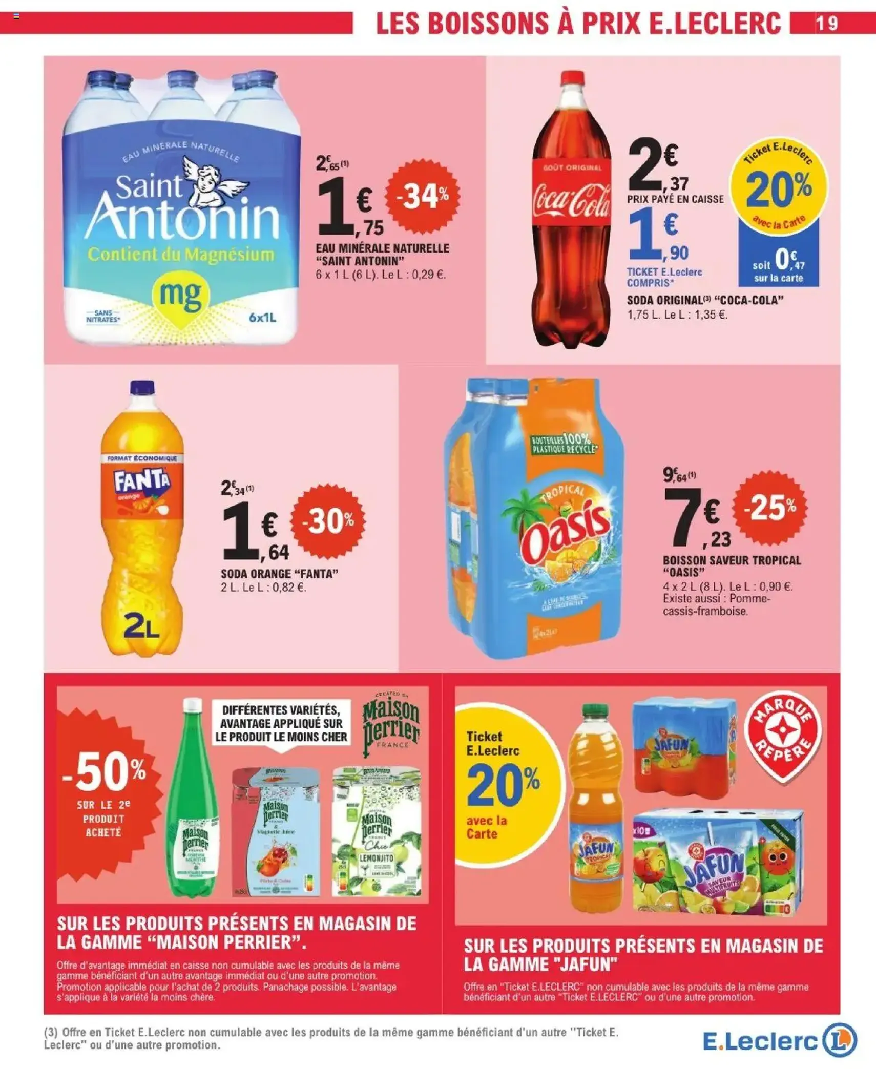 E.Leclerc catalogue de la semaine 31 - brochure valable à partir du 29/07/2025, page 19 sur 28