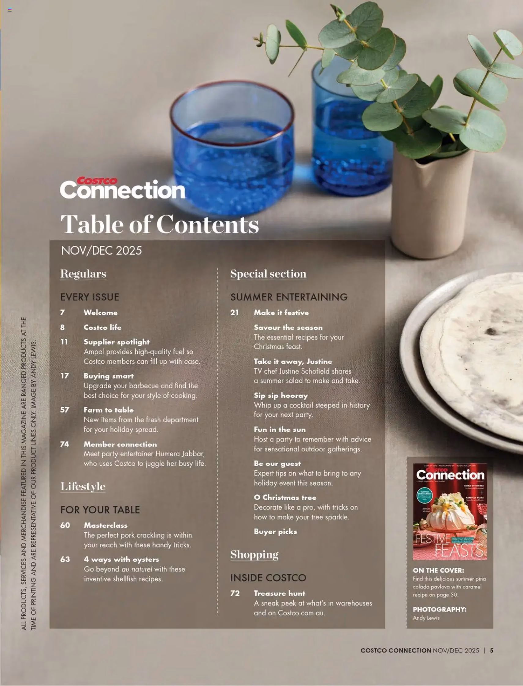 Costco Magazine Nov/Dec 2025 - valid flyer from 01/11/2025, page 5 of 76
