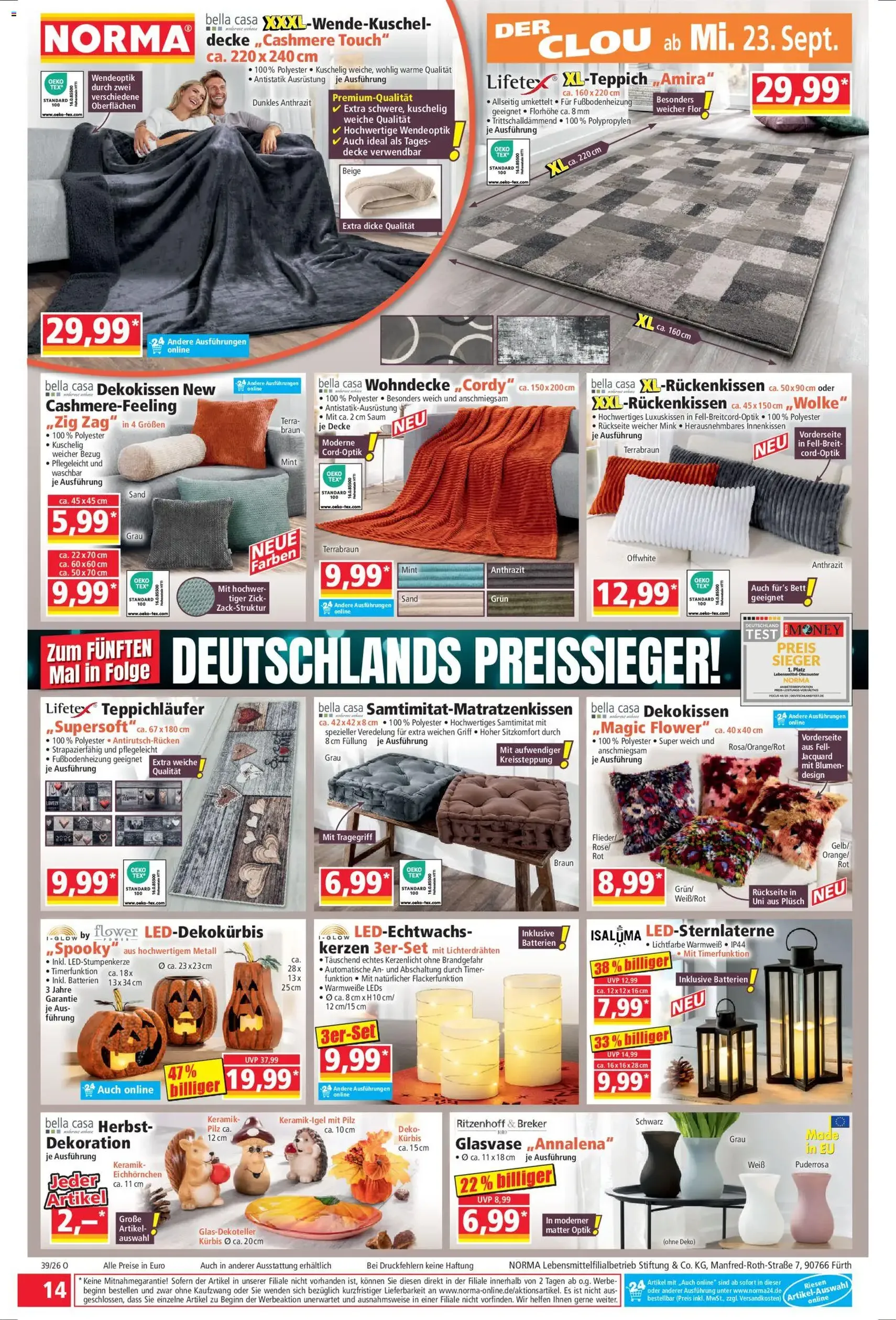 Norma Prospekt - Gültiger Prospekt ab 21.09.2026, Seite 14 von insgesamt 28