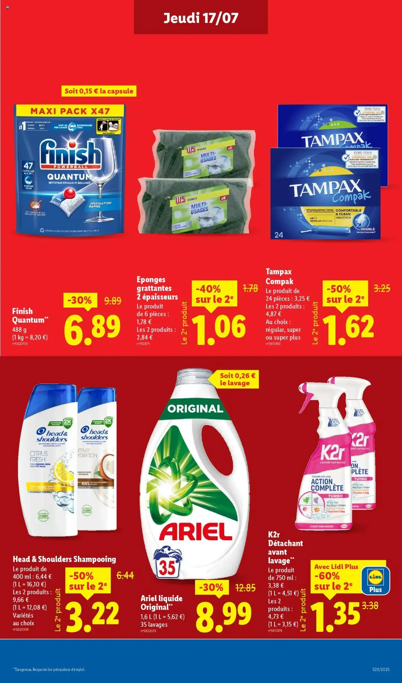 LIDL catalogue semaine 28 - brochure valable à partir du 17/07/2025, page 15 sur 82 LIDL catalogue semaine 28 - brochure valable à partir du 17/07/2025, page 15 sur 82