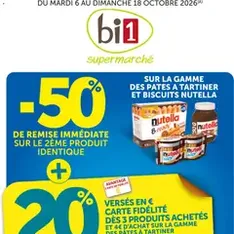 Bi1 catalogue - Prévisualisation du catalogue valable à partir du 06/10/2026