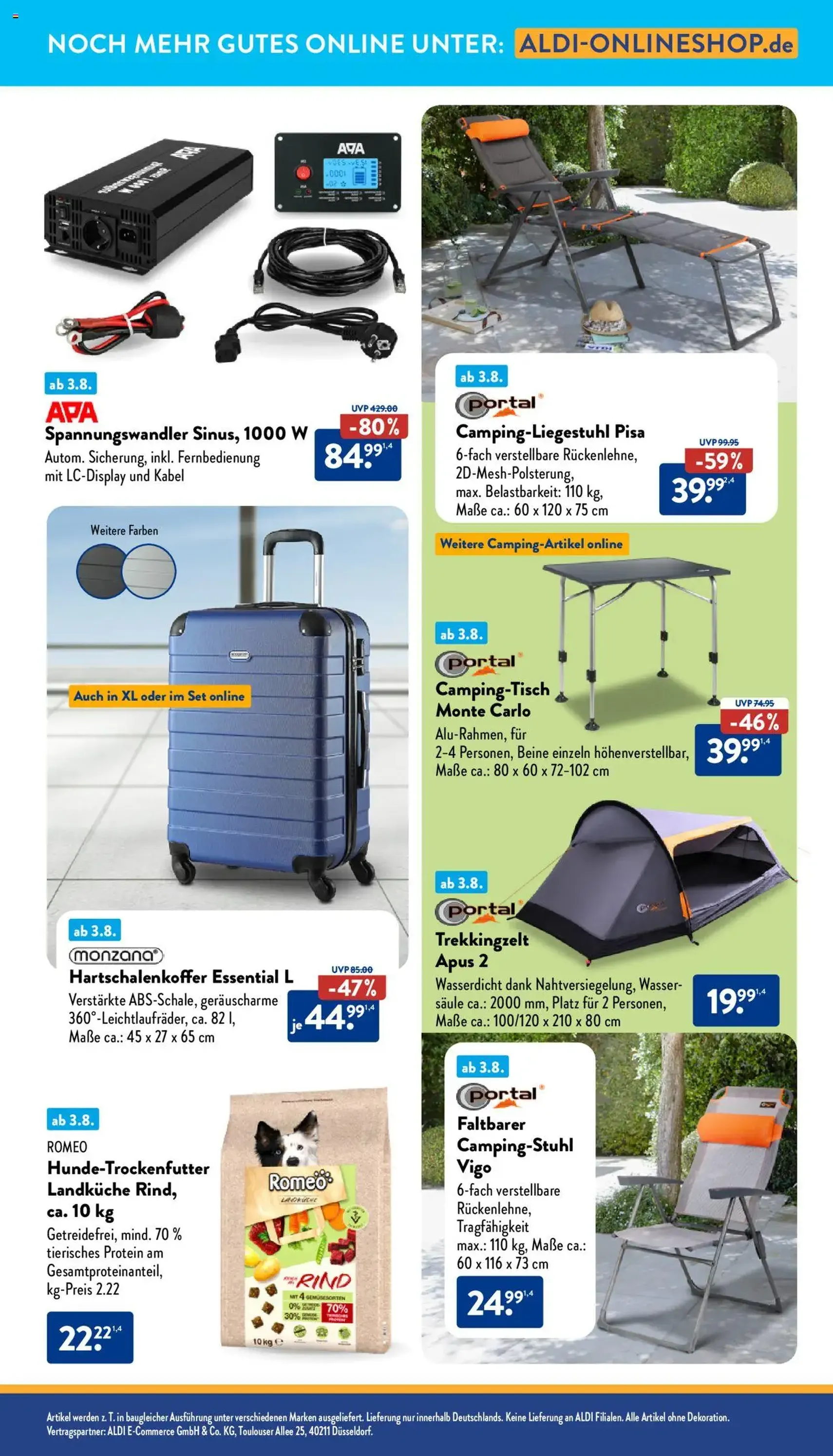 Aldi Prospekt - Gültiger Prospekt ab 04.08.2025, Seite 33 von insgesamt 44 Aldi Prospekt - Gültiger Prospekt ab 04.08.2025, Seite 33 von insgesamt 44