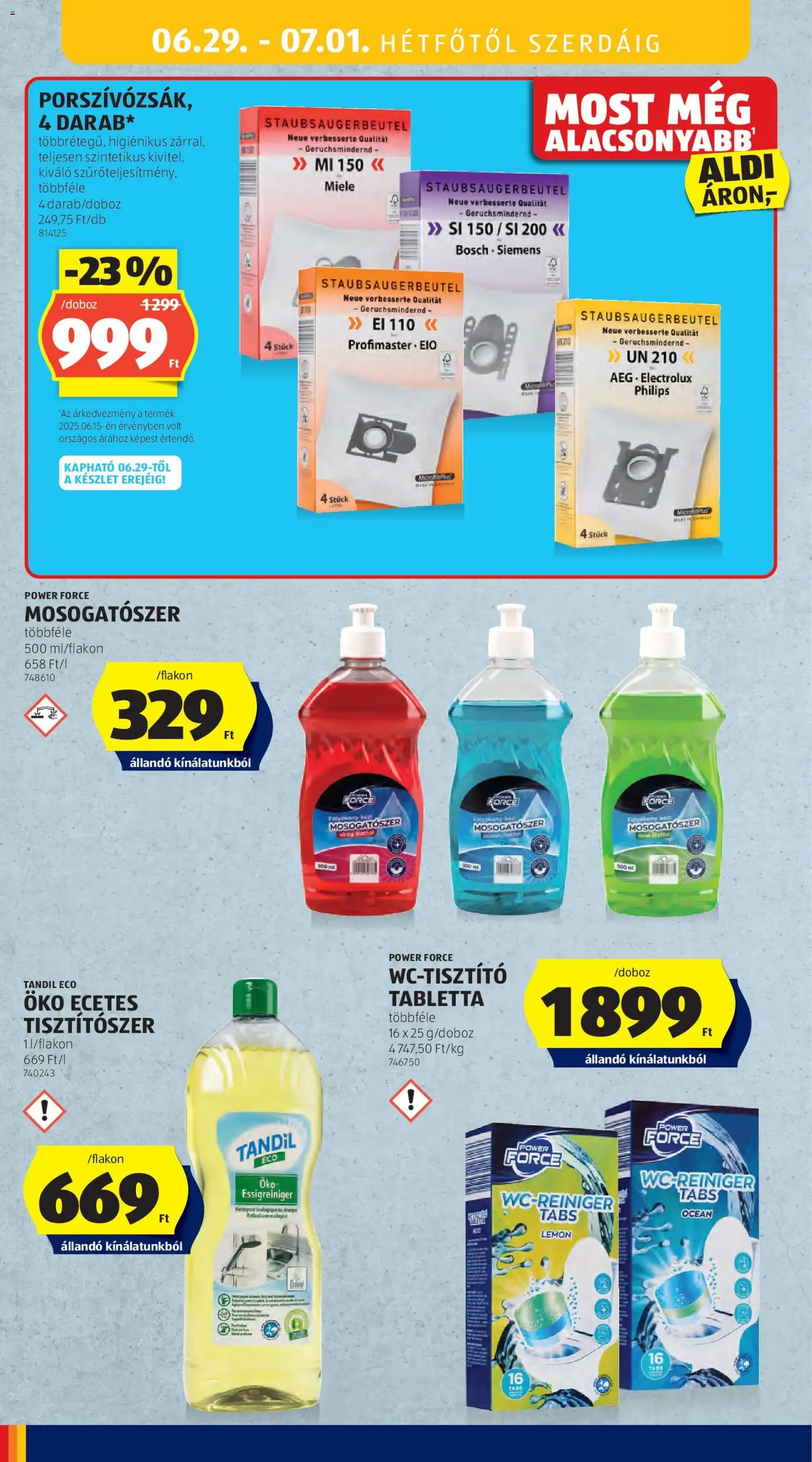 Aldi akciós újság - 2026.06.25. érvényes szórólap 48 oldal 62 oldalból