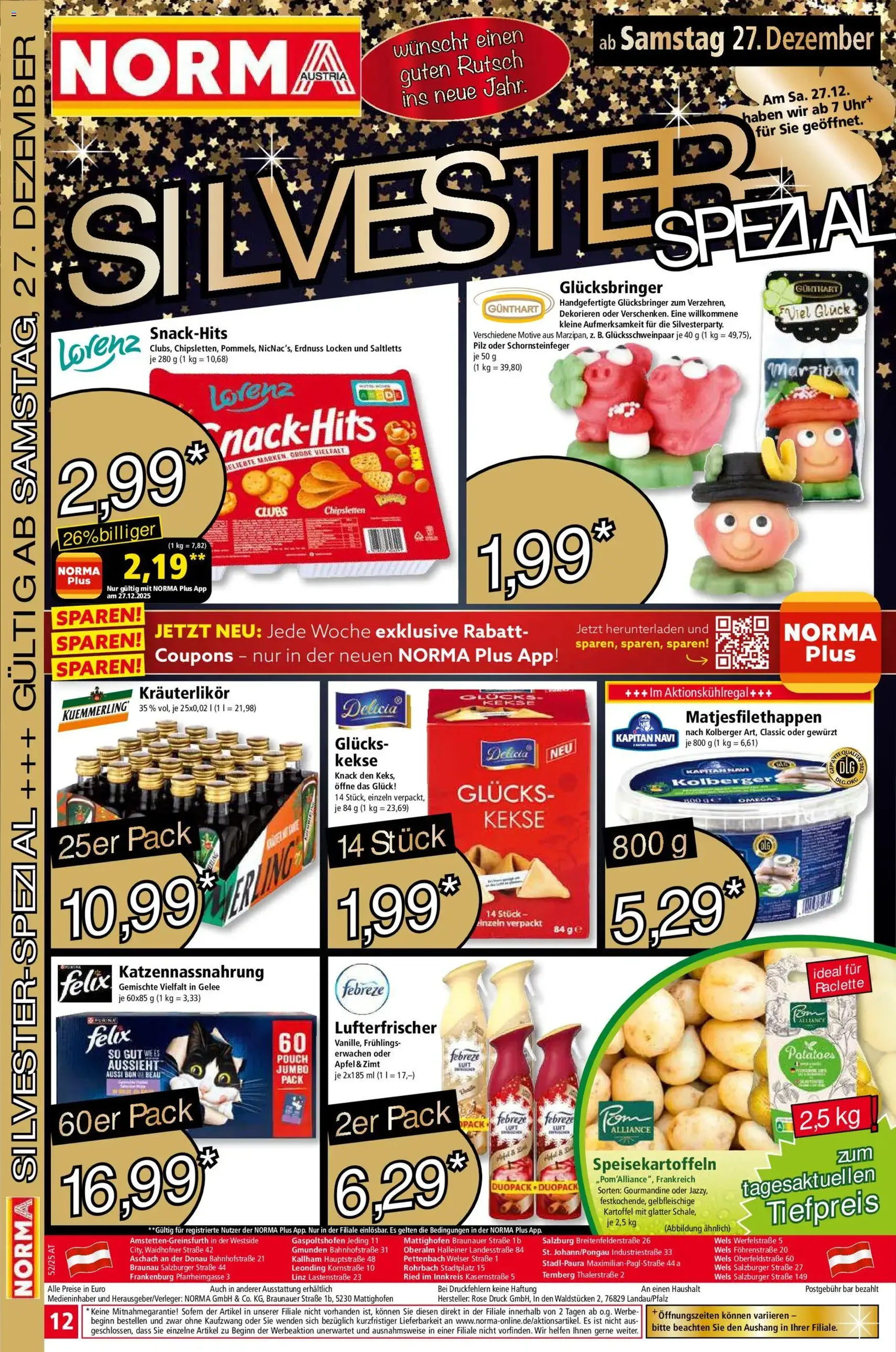 Norma Flugblatt - Gültiger Prospekt ab 22.12.2025, Seite 12 von insgesamt 12