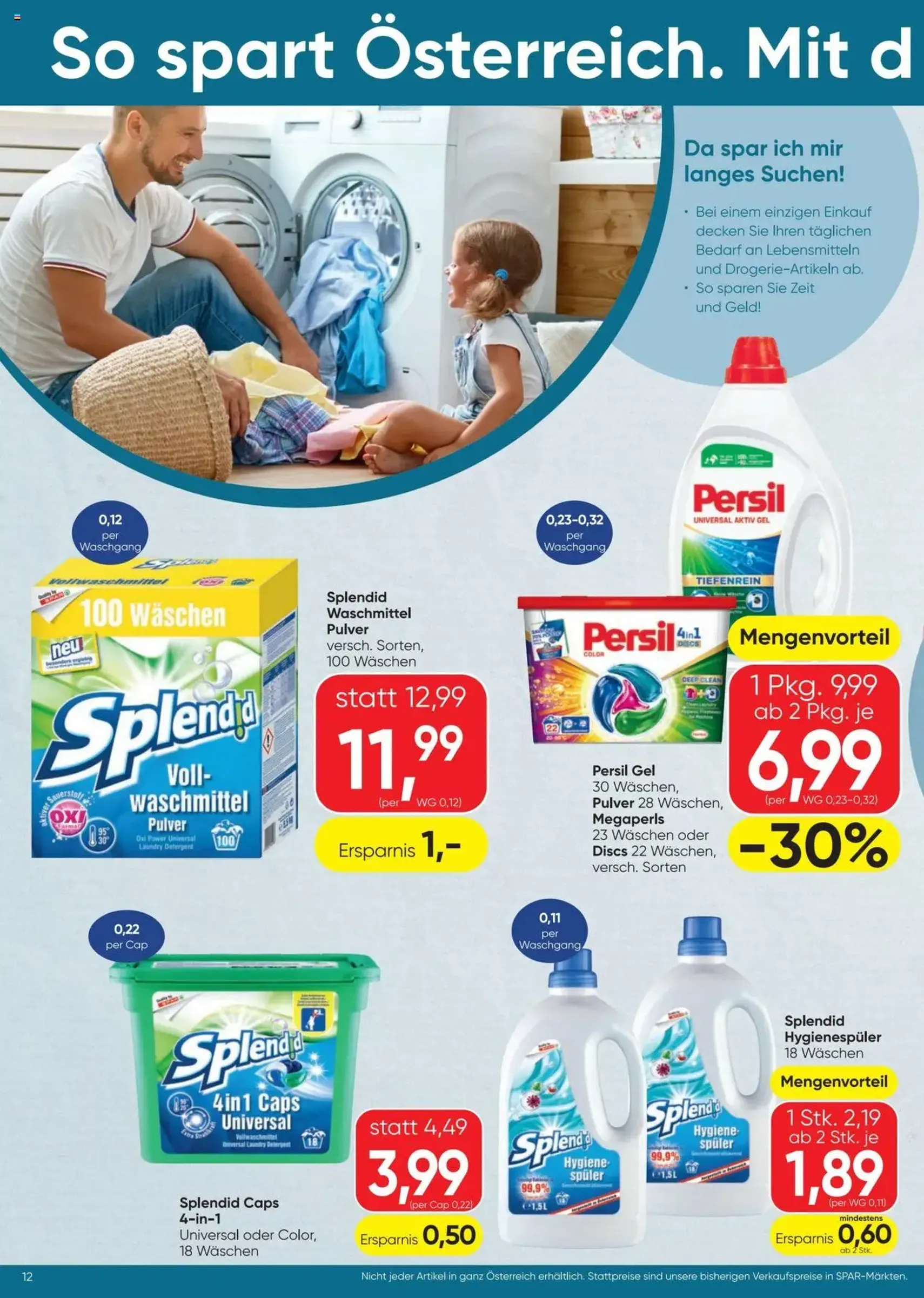 Spar Flugblatt - Gültiger Prospekt ab 04.09.2025, Seite 12 von insgesamt 16 Spar Flugblatt - Gültiger Prospekt ab 04.09.2025, Seite 12 von insgesamt 16