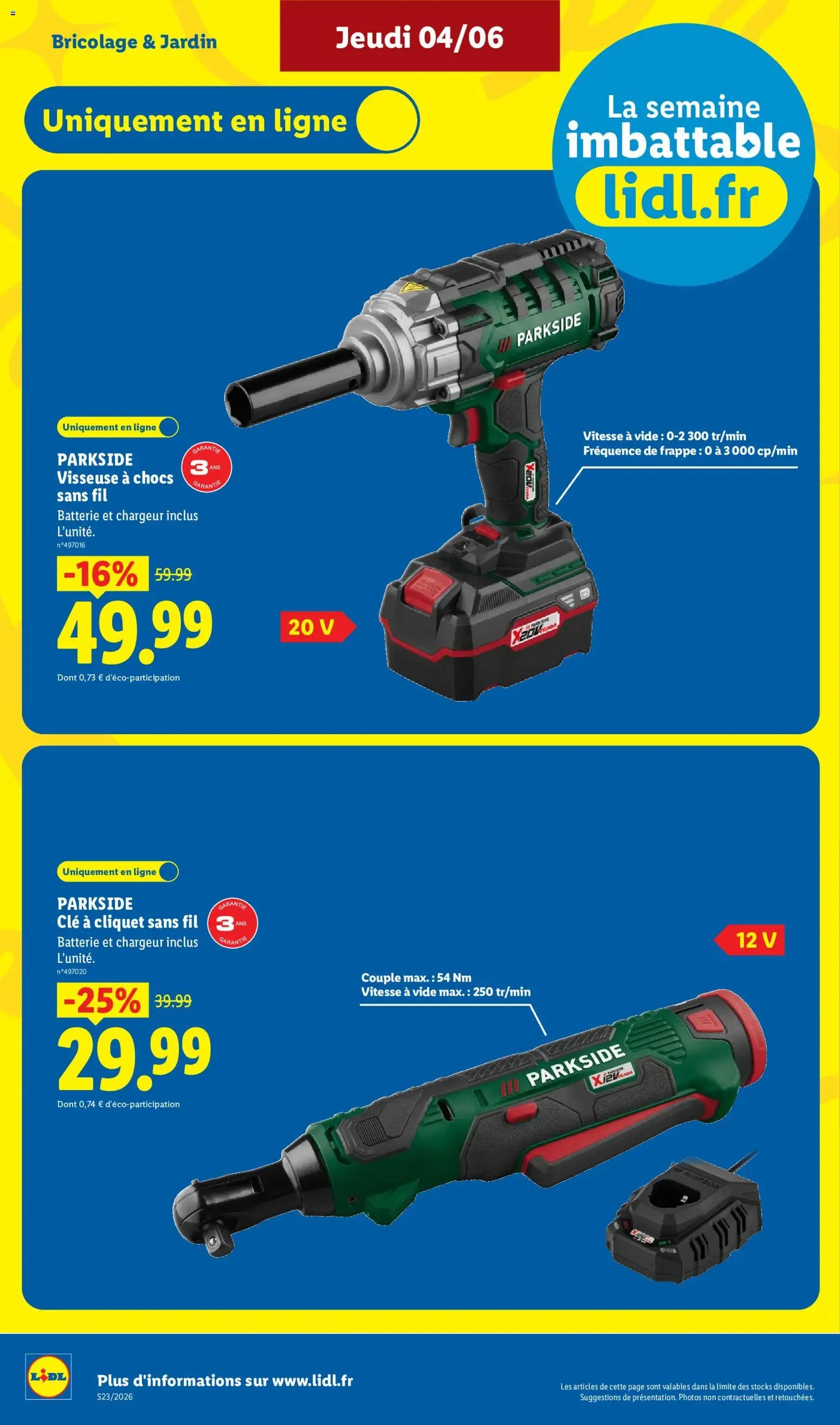 LIDL catalogue - brochure valable à partir du 04/06/2026, page 44 sur 60