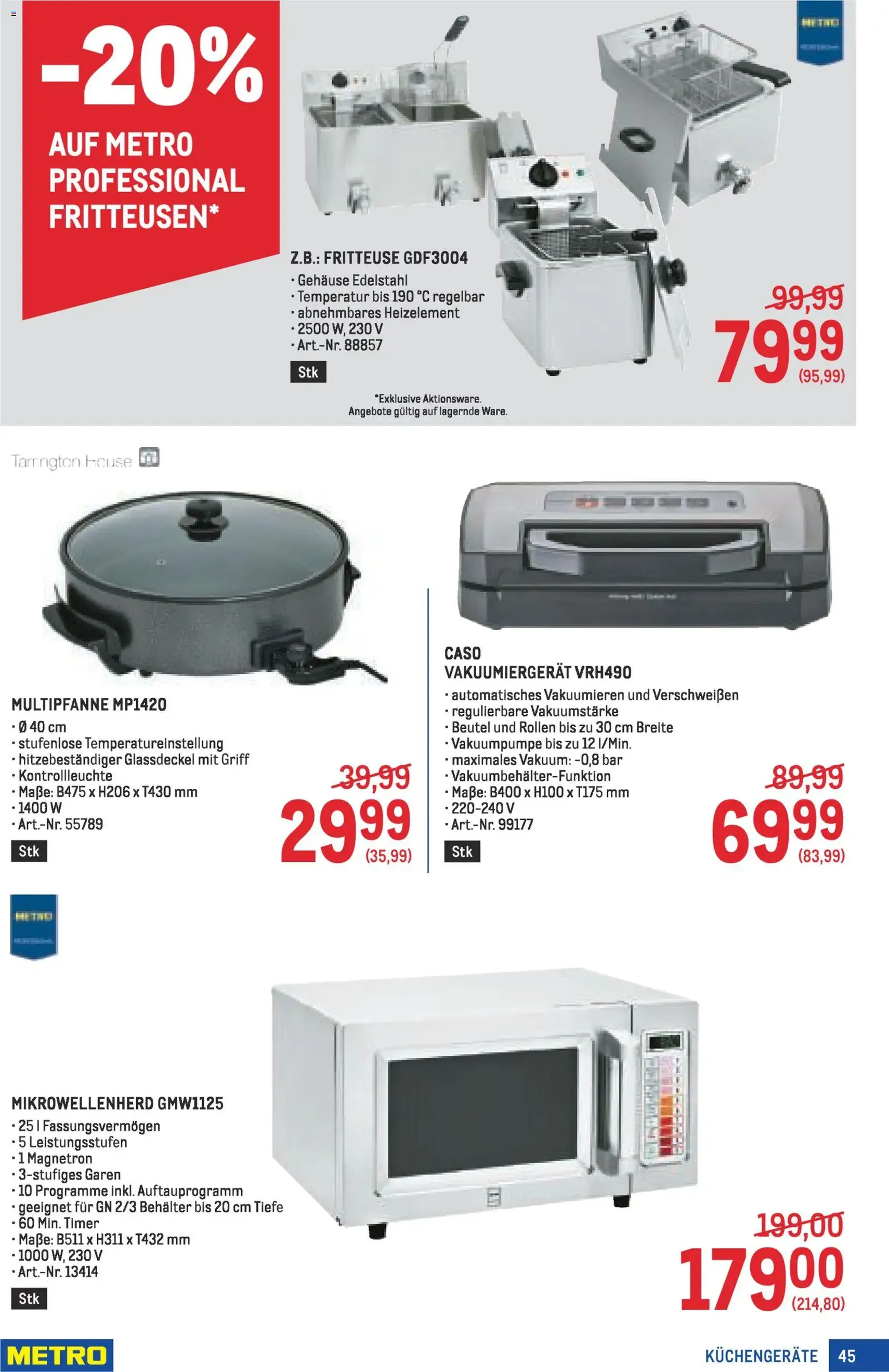 Metro Profi - Gültiger Prospekt ab 22.01.2026, Seite 45 von insgesamt 64