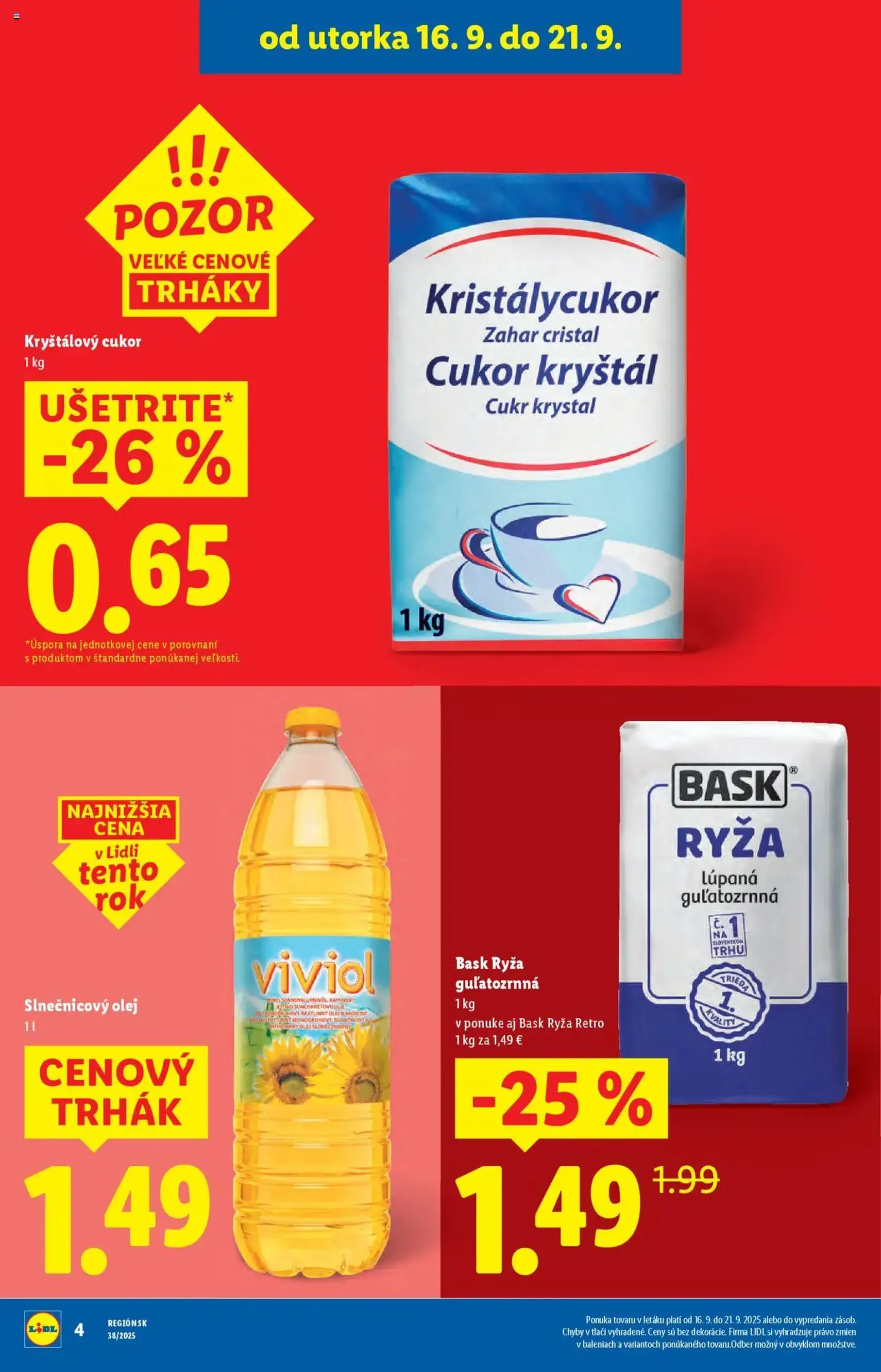 Lidl leták - platný leták od 16.09.2025 strana 4 z 111 Lidl leták - platný leták od 16.09.2025 strana 4 z 111