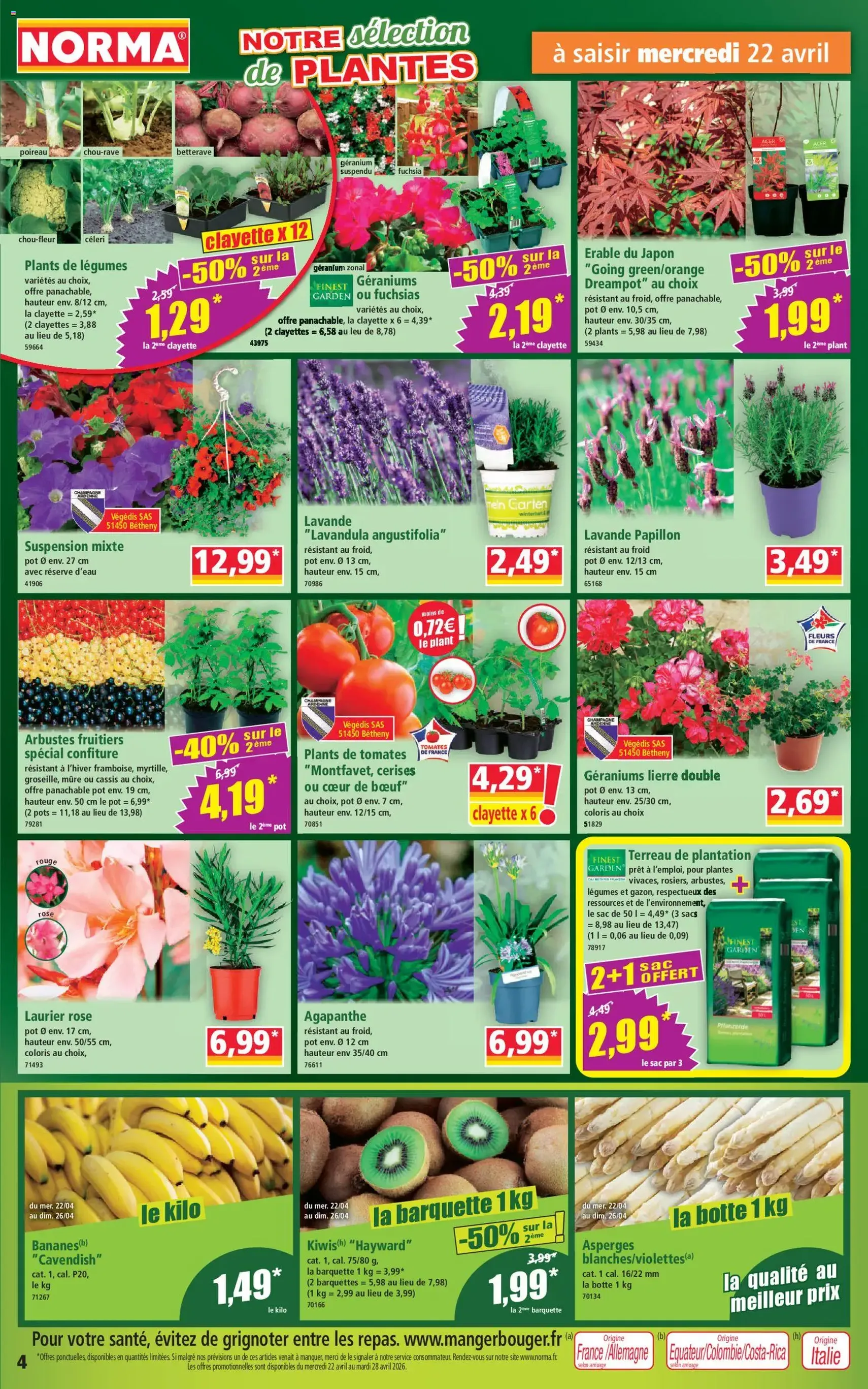 Norma catalogue - brochure valable à partir du 22/04/2026, page 4 sur 14