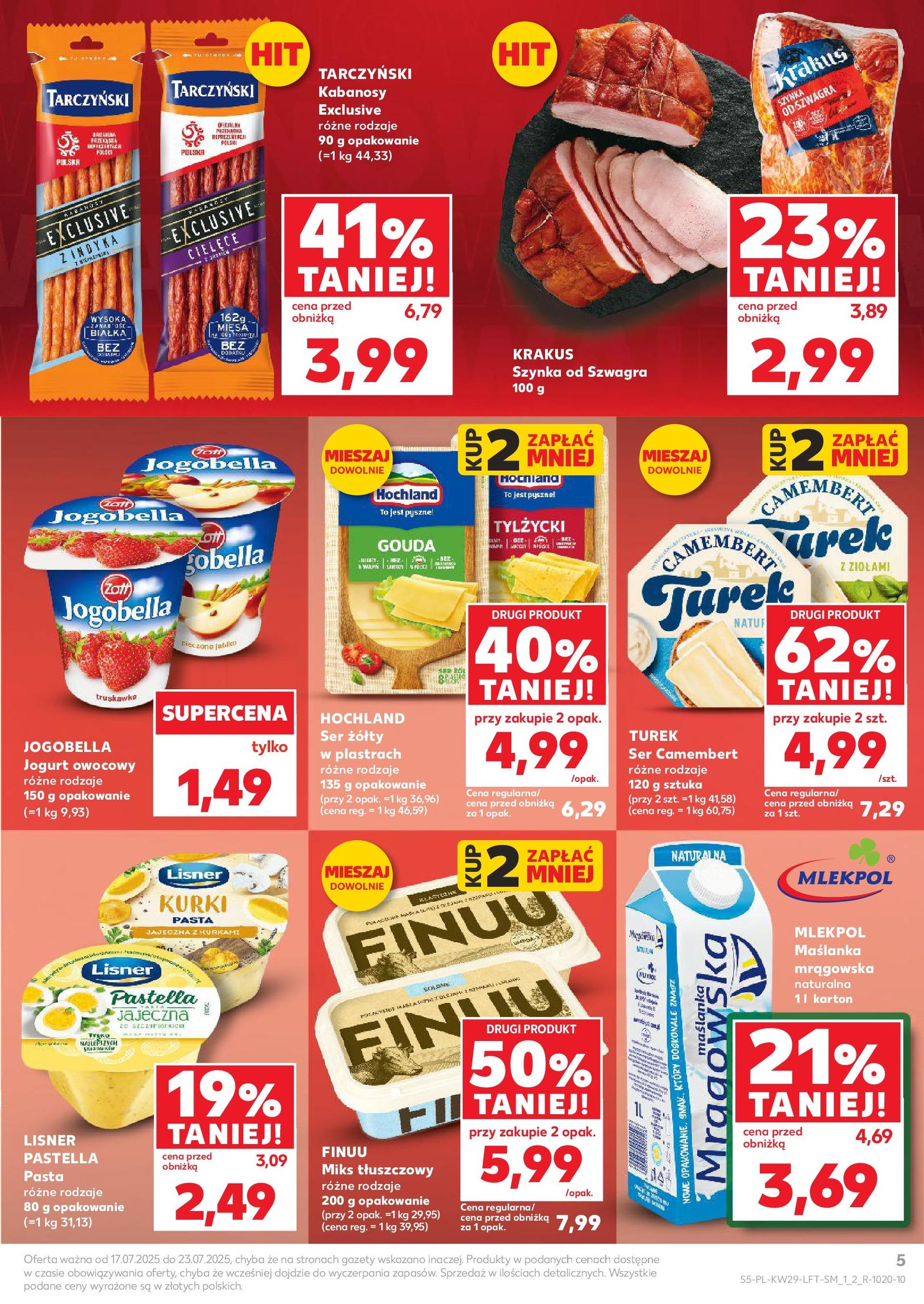 Kaufland gazetka - ważny gazetka od 17.07.2025 strona 5 z 53 Kaufland gazetka - ważny gazetka od 17.07.2025 strona 5 z 53