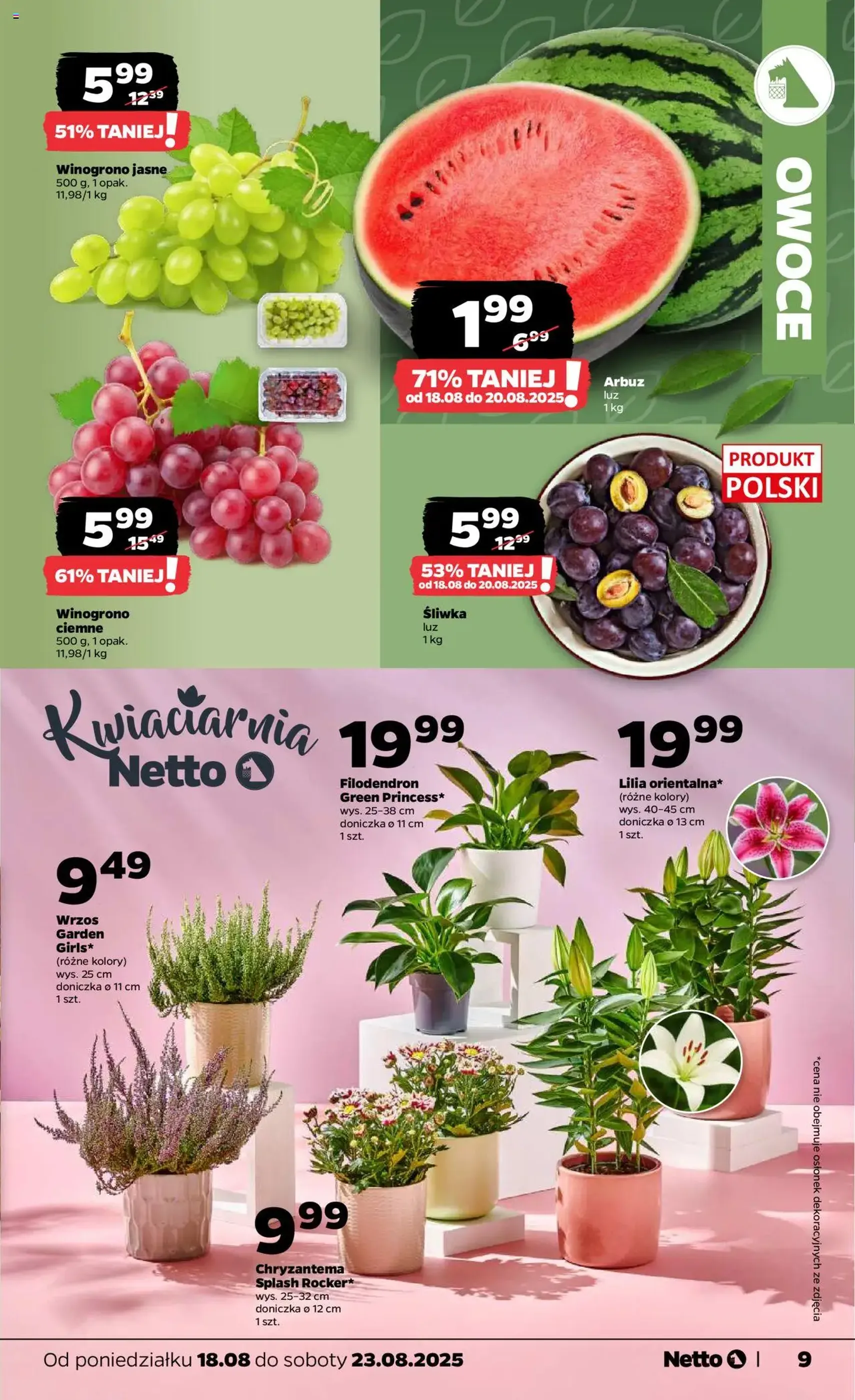Netto gazetka - Spożywcza - ważny gazetka od 18.08.2025 strona 9 z 27 Netto gazetka - Spożywcza - ważny gazetka od 18.08.2025 strona 9 z 27