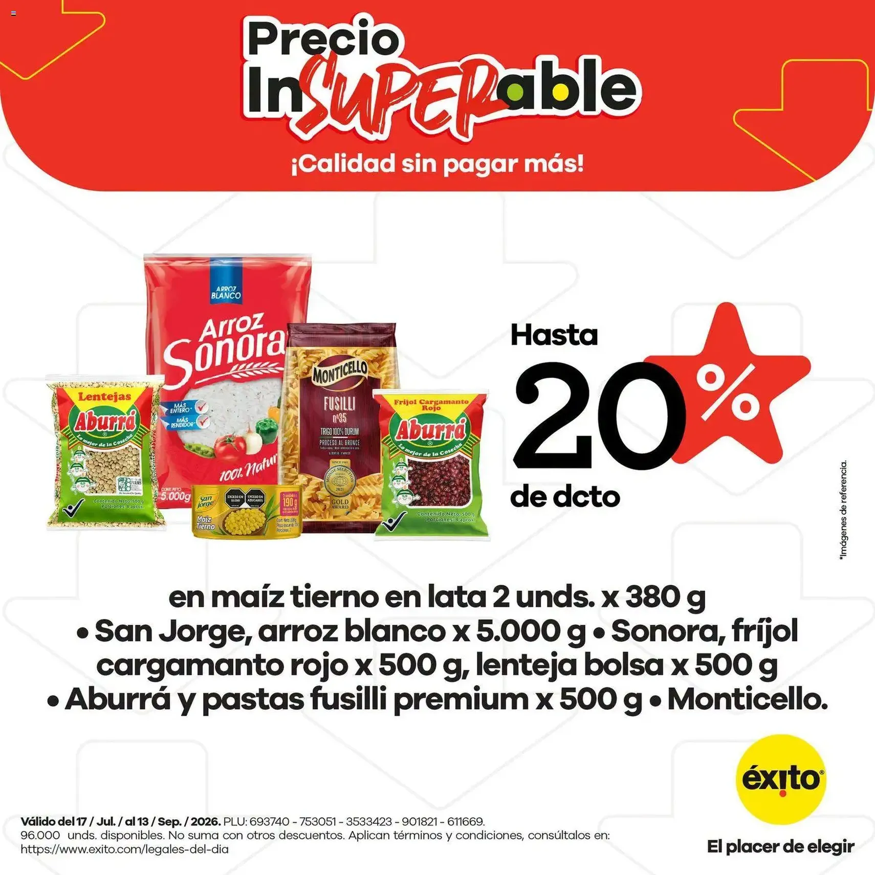 Éxito catálogo - folleto válido desde 17/07/2026 página 5 de 5
