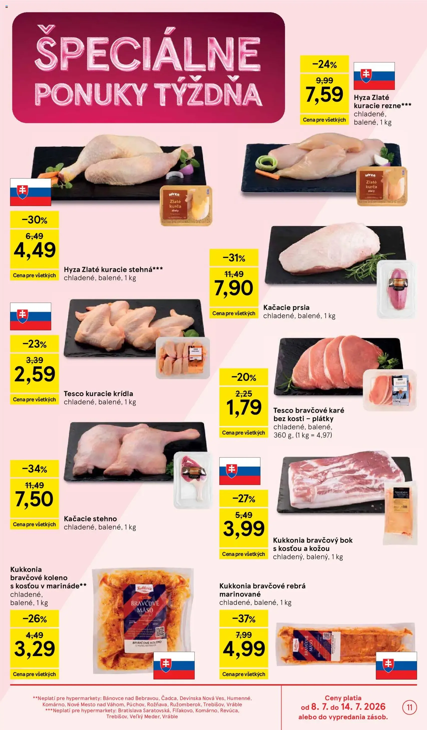 Tesco Hypermarket - leták - platný leták od 08.07.2026 strana 11 z 48