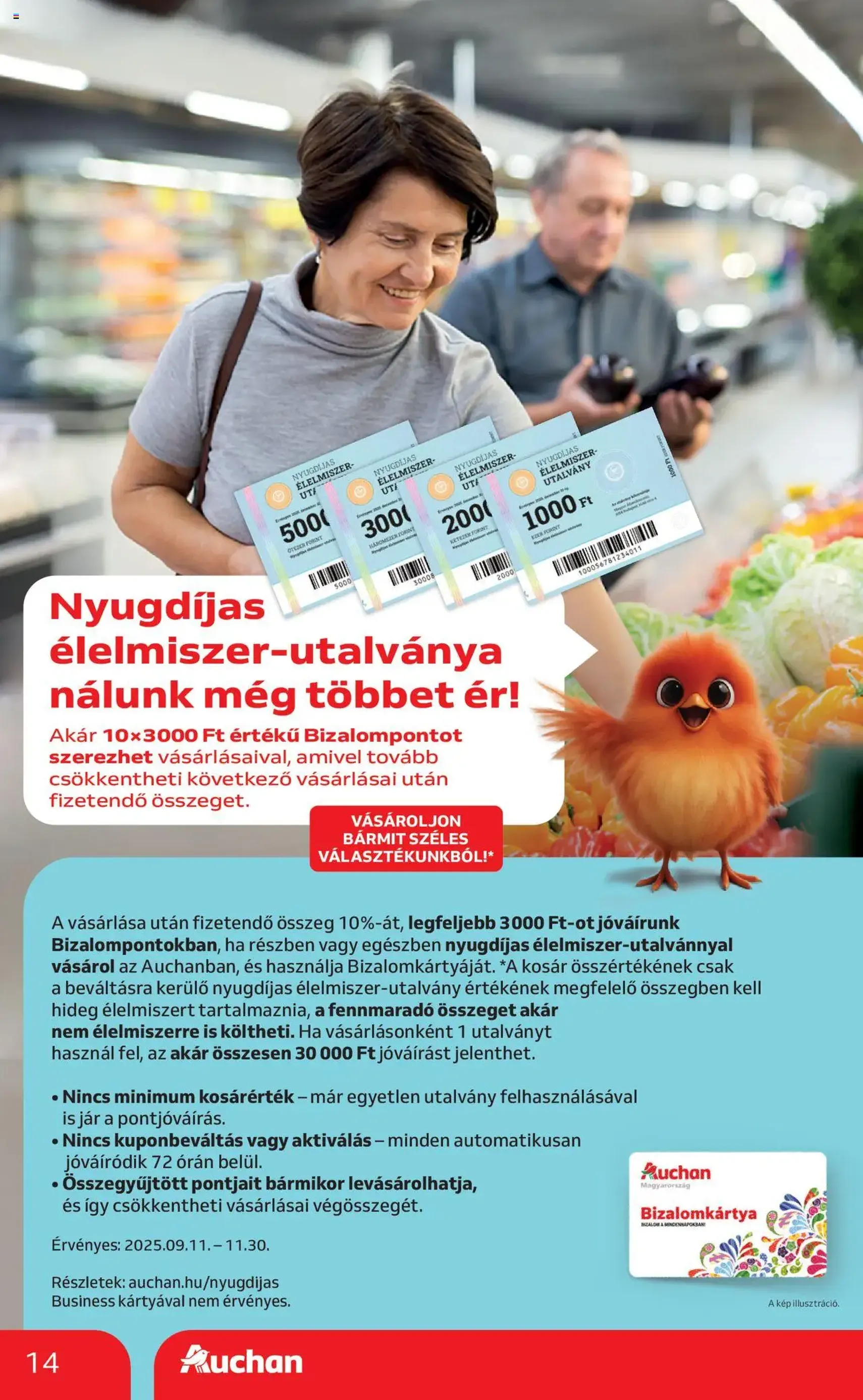 Auchan Akciós újság - 2025.10.09. érvényes szórólap 14 oldal 64 oldalból
