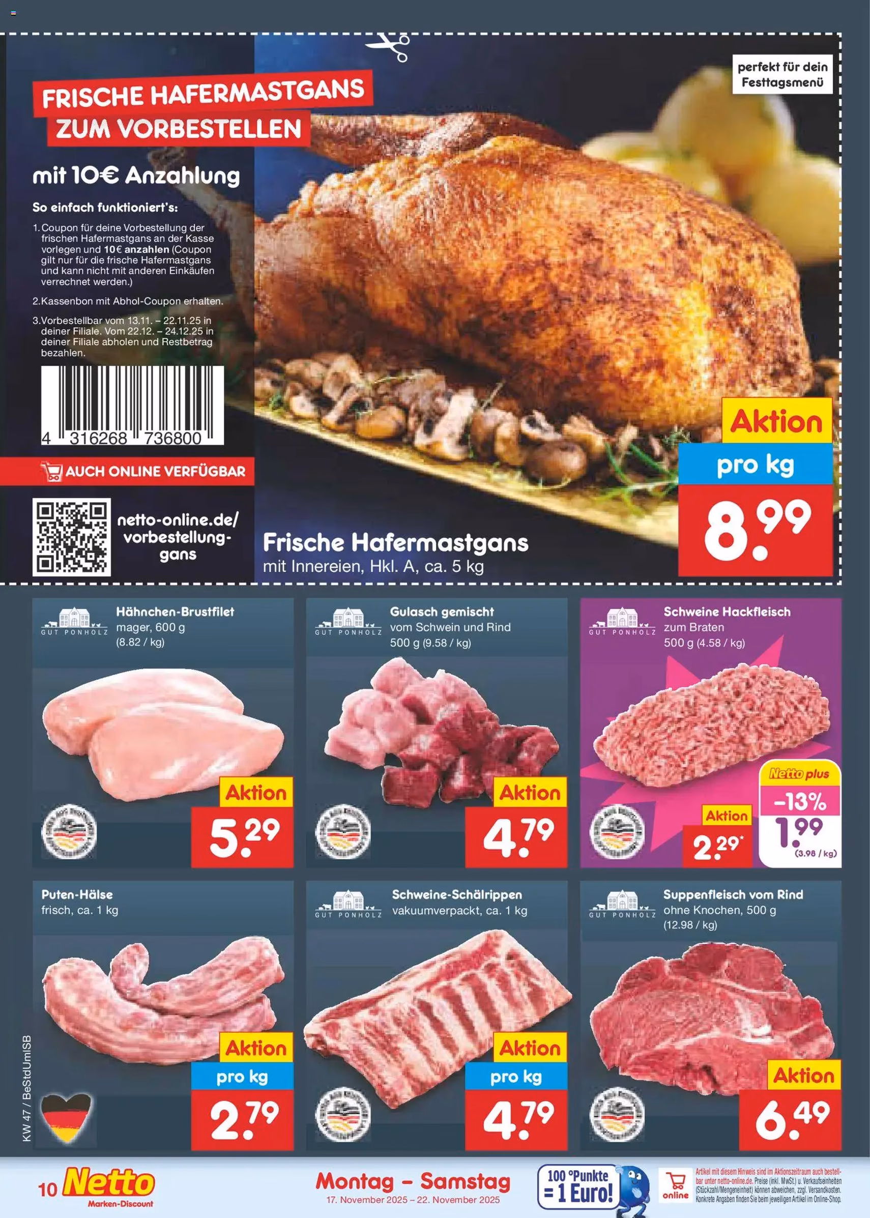 Netto Marken-Discount - Black Friday - Gültiger Prospekt ab 17.11.2025, Seite 10 von insgesamt 60