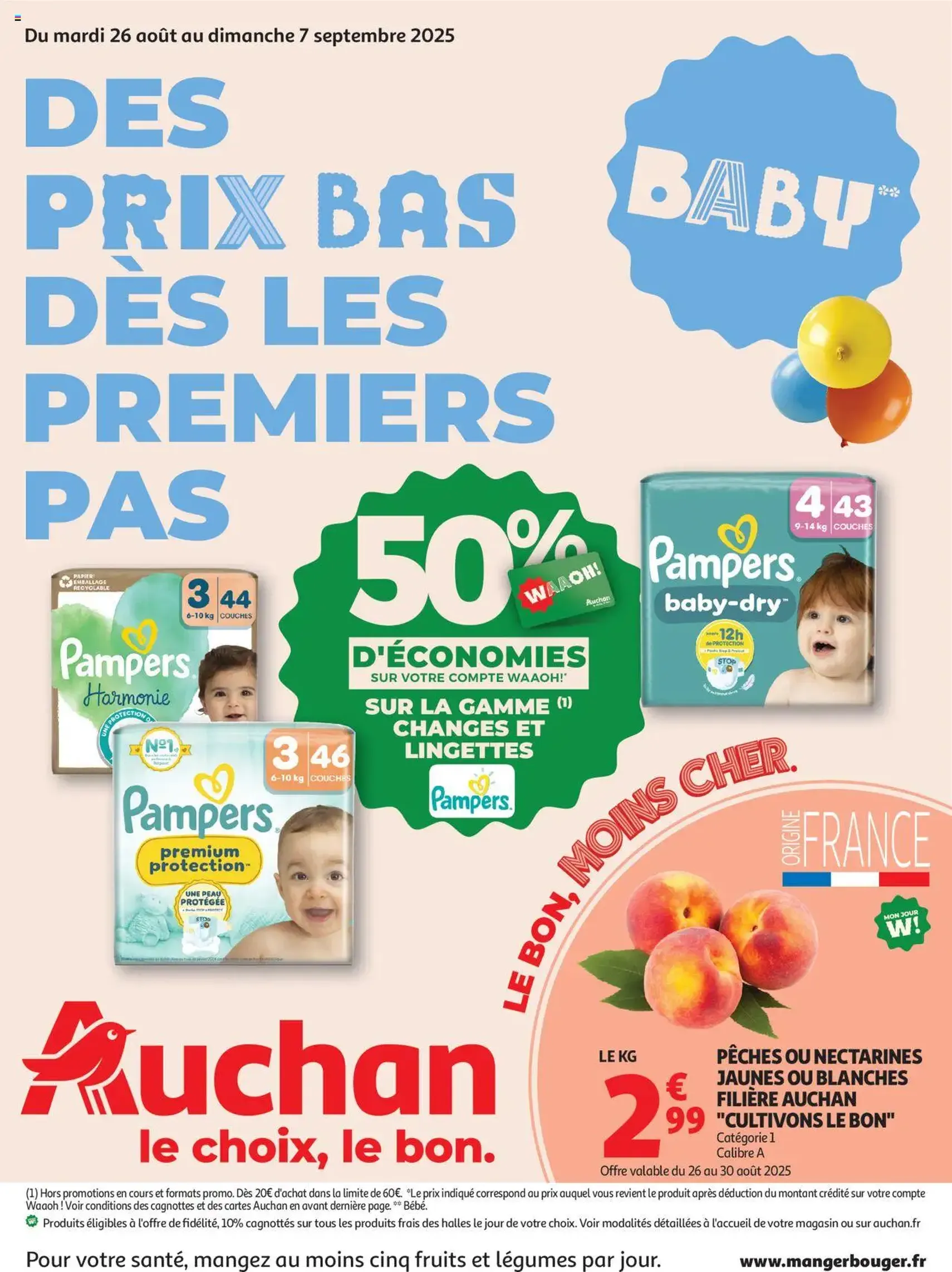 Auchan prospectus - brochure valable à partir du 26/08/2025, page 1 sur 54 Auchan prospectus - brochure valable à partir du 26/08/2025, page 1 sur 54