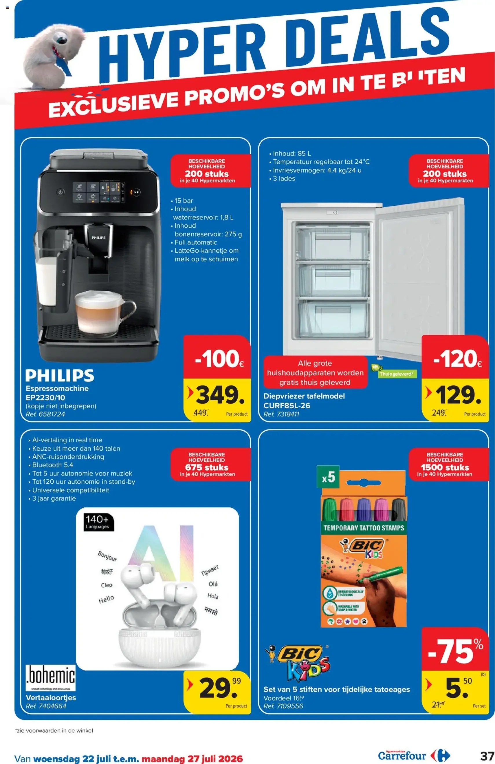 Carrefour folder week 30 - geldige folder vanaf 22/07/2026 pagina 37 van 40