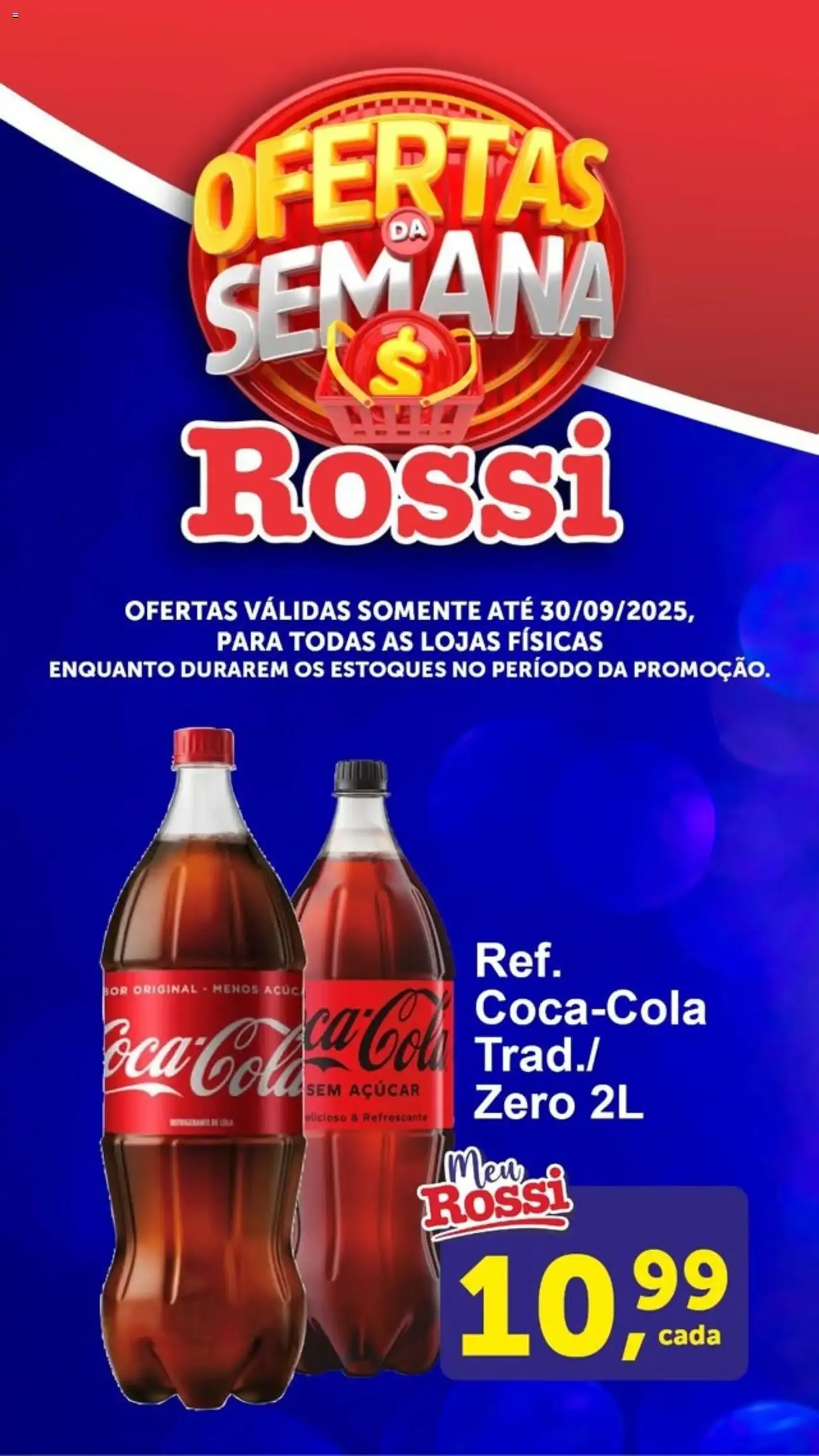Rossi Supermercados - Ofertas da semana - folheto válido a partir de 25/09/2025 página 1 de 5