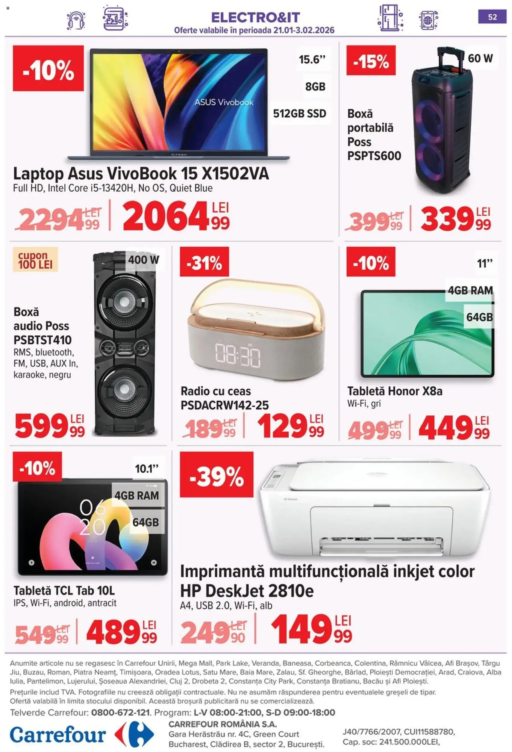 Catalog Carrefour - cataloage valabile începând cu 21.01.2026 pagina 52 din 52