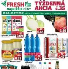 Fresh leták - náhľad letáku platný od 28.08.2025