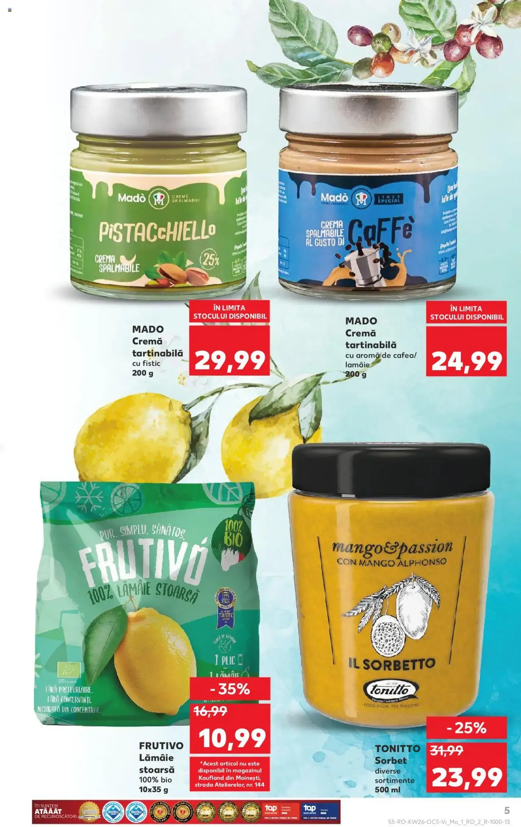 Kaufland RO - București - 2025.06.27. érvényes szórólap 5 oldal 18 oldalból Kaufland RO - București - 2025.06.27. érvényes szórólap 5 oldal 18 oldalból