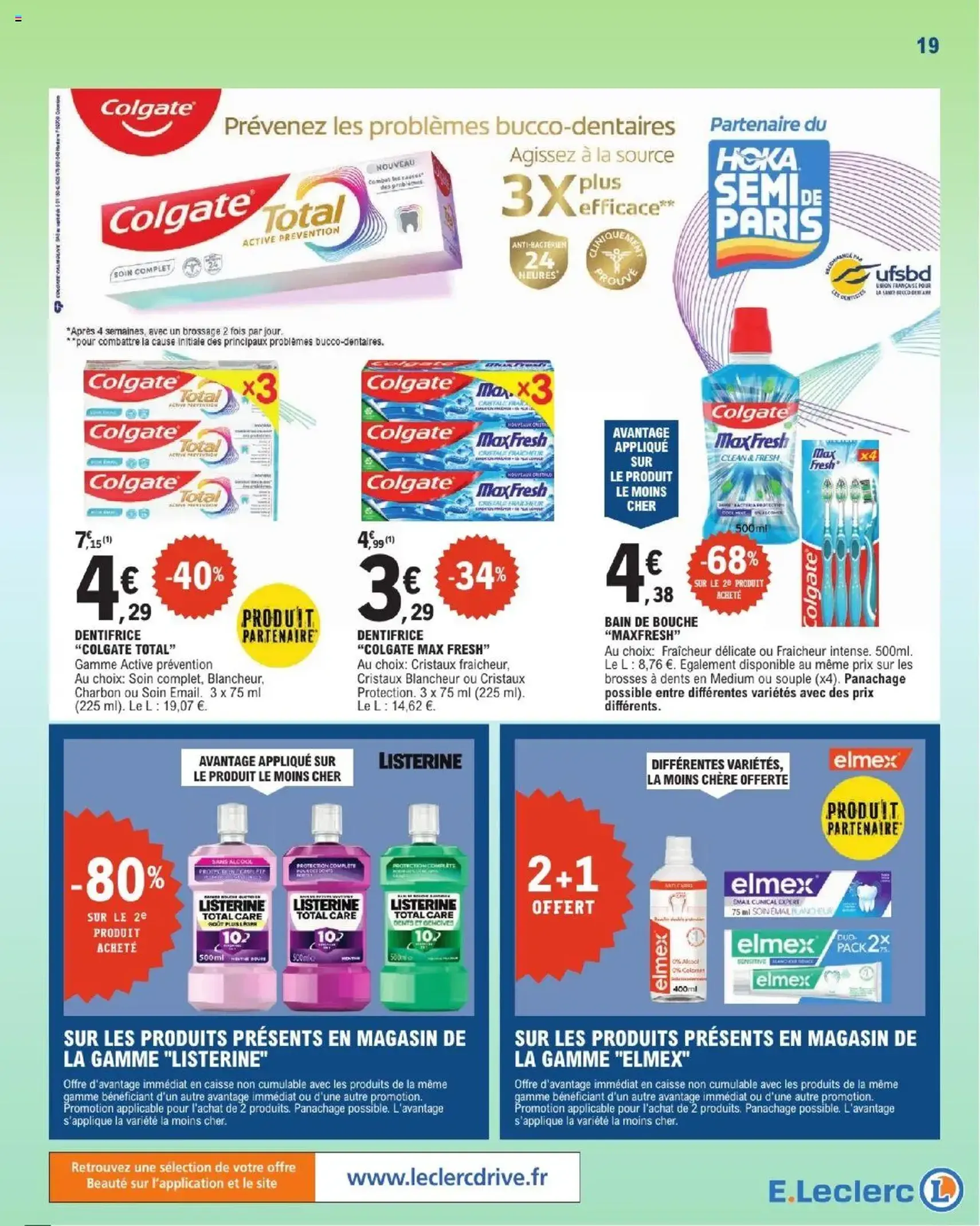 E.Leclerc catalogue semaine 36 - brochure valable à partir du 02/09/2025, page 19 sur 24 E.Leclerc catalogue semaine 36 - brochure valable à partir du 02/09/2025, page 19 sur 24