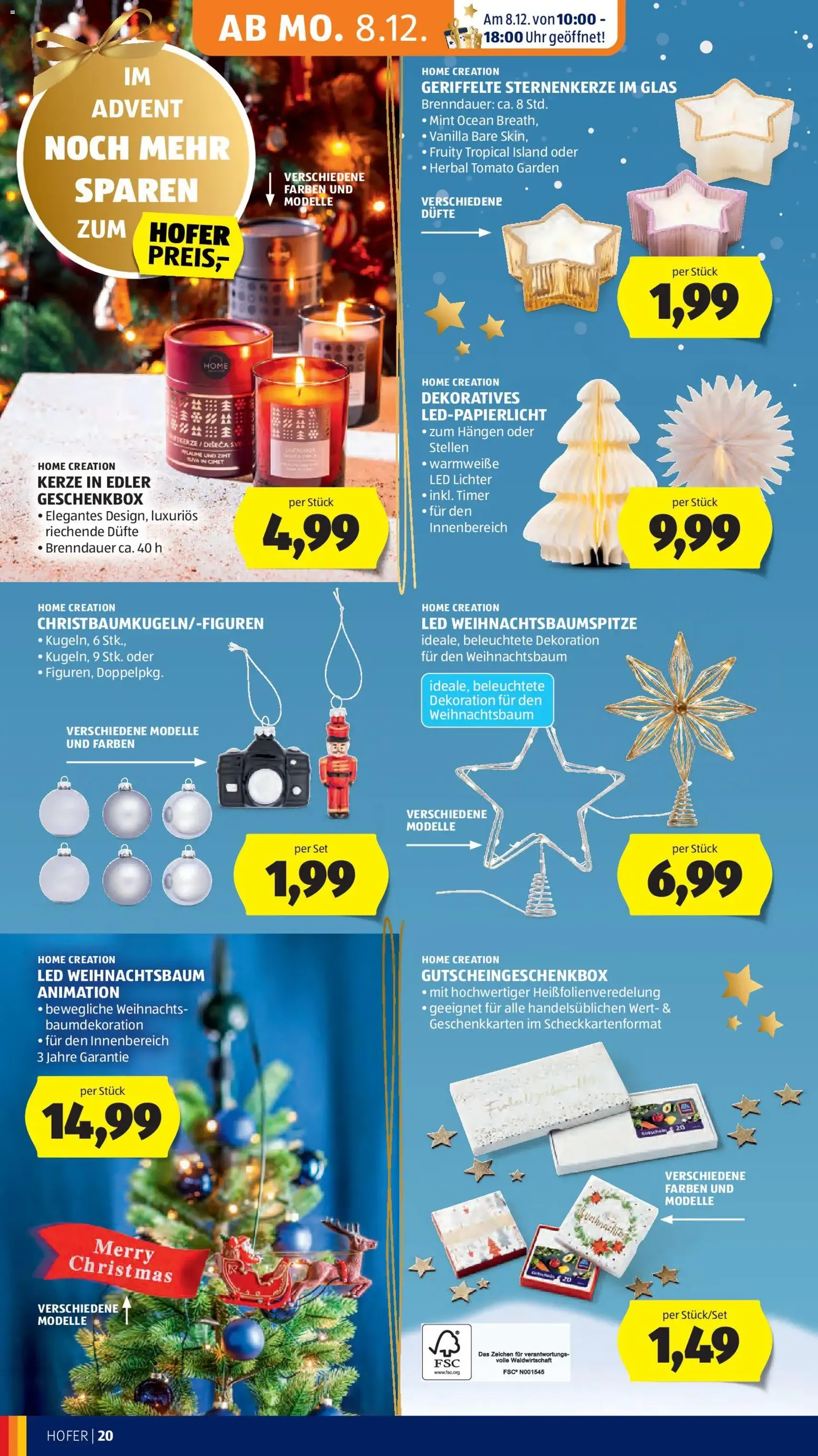 Hofer Flugblatt - Gültiger Prospekt ab 05.12.2025, Seite 34 von insgesamt 60