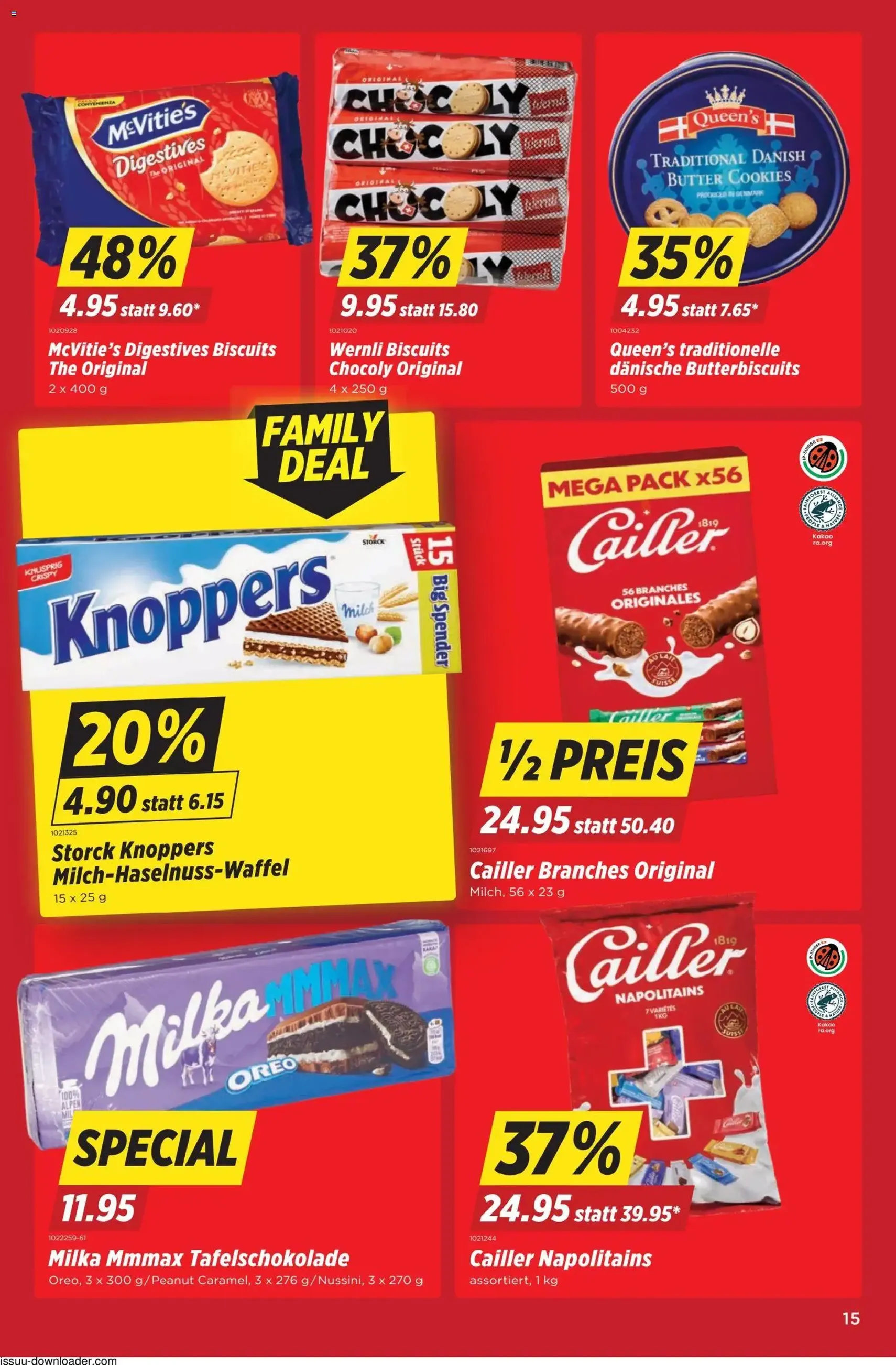 Denner Aktionen - Gültiger Prospekt ab 28.10.2025, Seite 15 von insgesamt 24 Denner Aktionen - Gültiger Prospekt ab 28.10.2025, Seite 15 von insgesamt 24