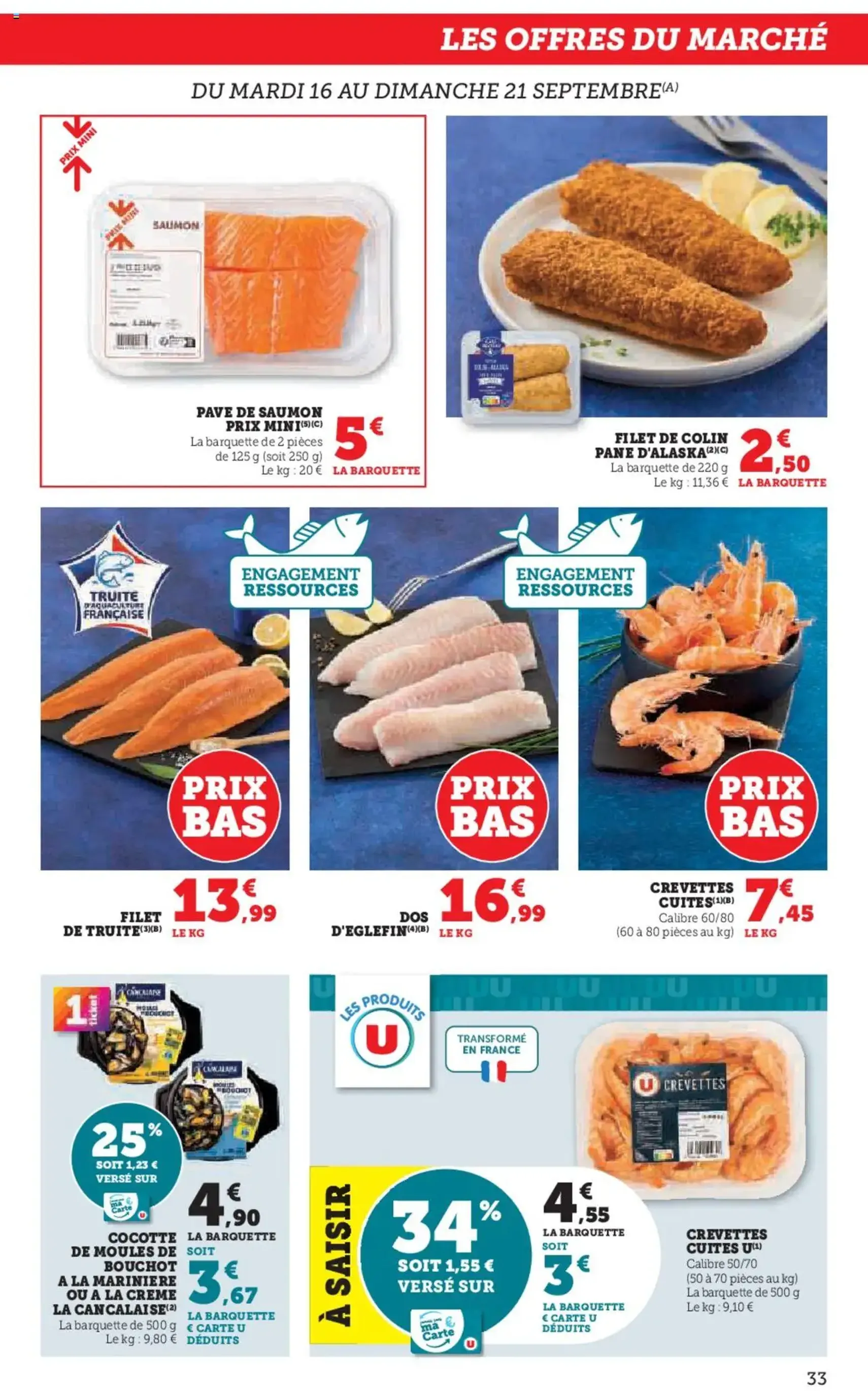 Super U catalogue - brochure valable à partir du 16/09/2025, page 33 sur 48 Super U catalogue - brochure valable à partir du 16/09/2025, page 33 sur 48