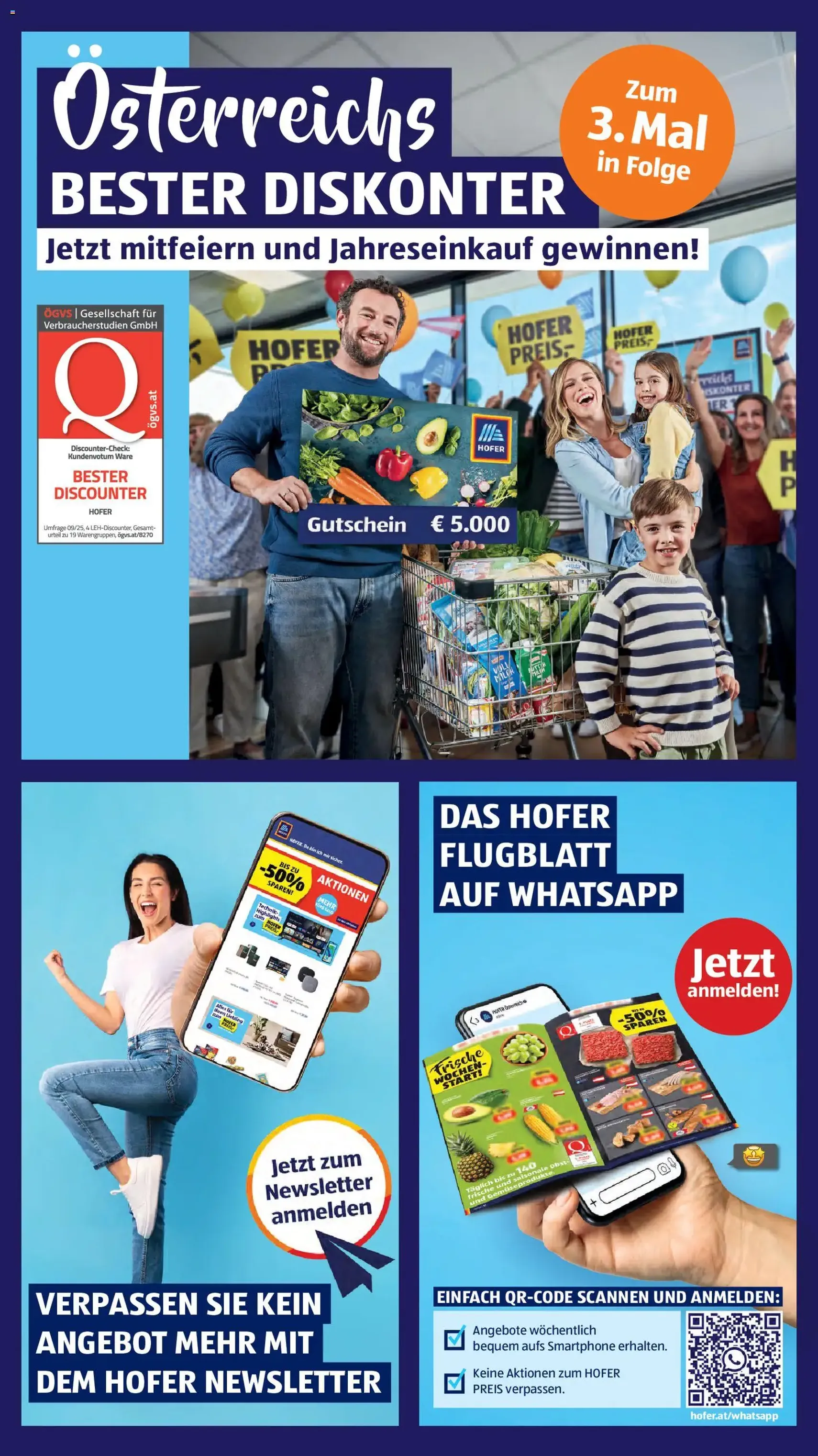 Hofer Flugblatt - Gültiger Prospekt ab 24.10.2025, Seite 3 von insgesamt 45 Hofer Flugblatt - Gültiger Prospekt ab 24.10.2025, Seite 3 von insgesamt 45