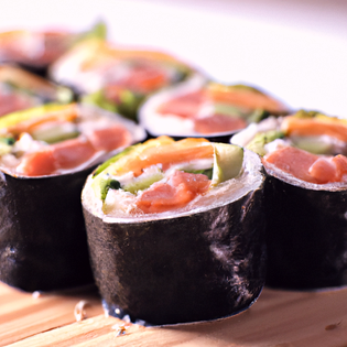 Recipe preview How to make Easy Sushi Roll Sandwich Lunch