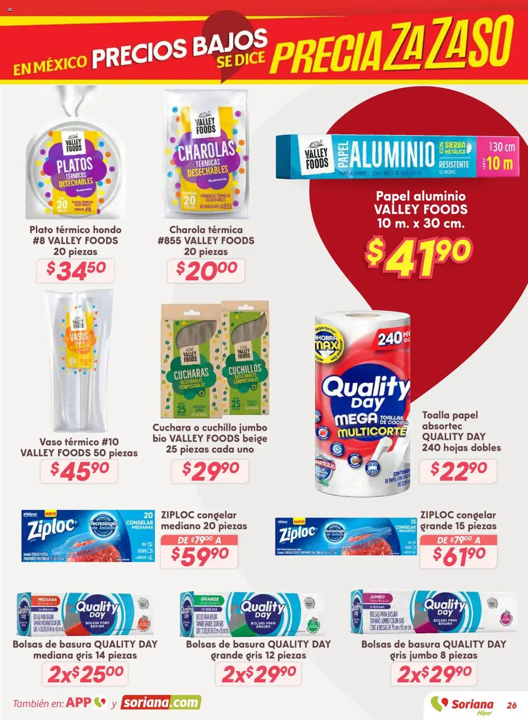 Soriana - Preciazazaso Híper: Ags, Col, Gto, Jal, Mich - folleto válido desde 14/08/2025 página 26 de 55 Soriana - Preciazazaso Híper: Ags, Col, Gto, Jal, Mich - folleto válido desde 14/08/2025 página 26 de 55