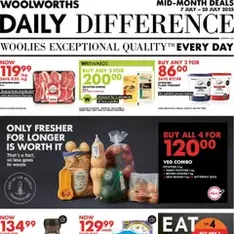 Woolworths Specials - Flyer preview valid from 07/07/2025
