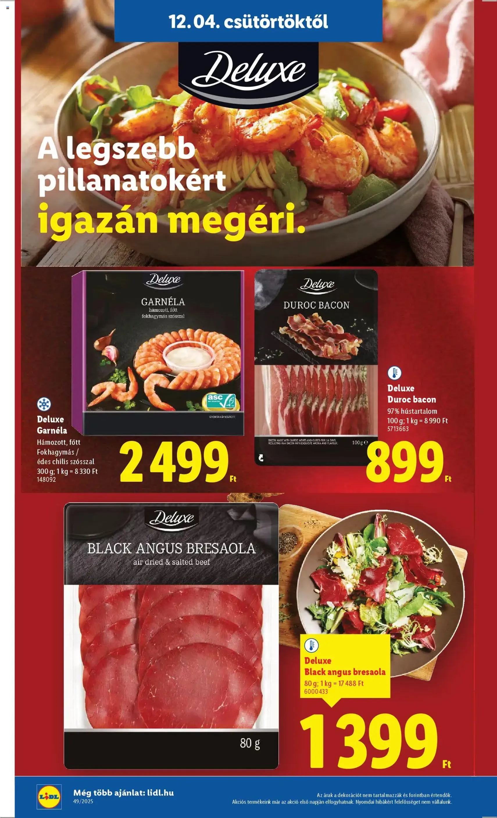 Lidl Akciós újság - 2025.12.04. érvényes szórólap 22 oldal 62 oldalból
