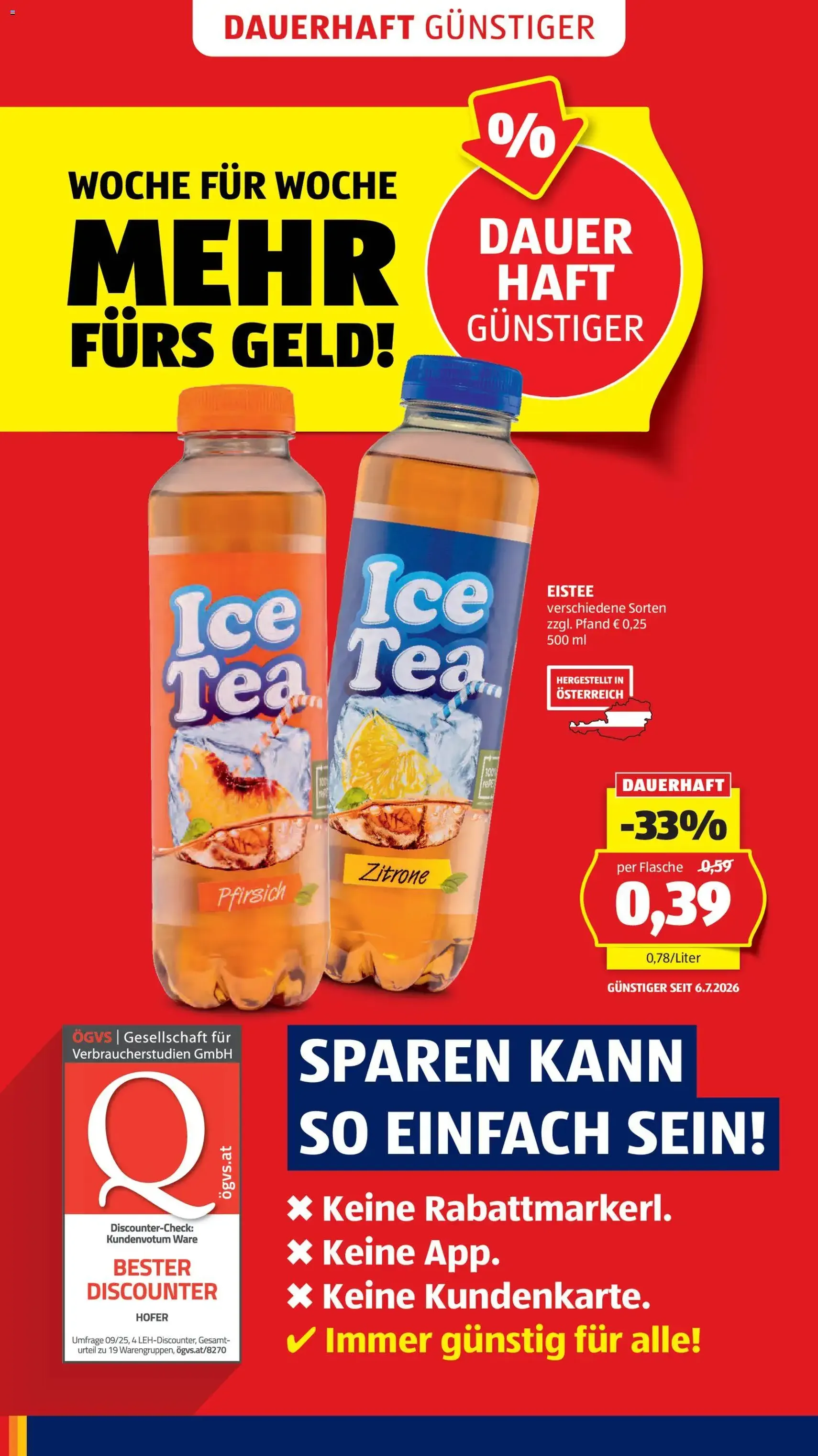 Hofer Flugblatt - Gültiger Prospekt ab 12.08.2026, Seite 6 von insgesamt 48