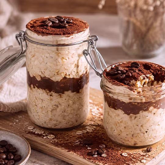 Náhľad receptu Tiramisu overnight oats – zdravé ovsené vločky cez noc