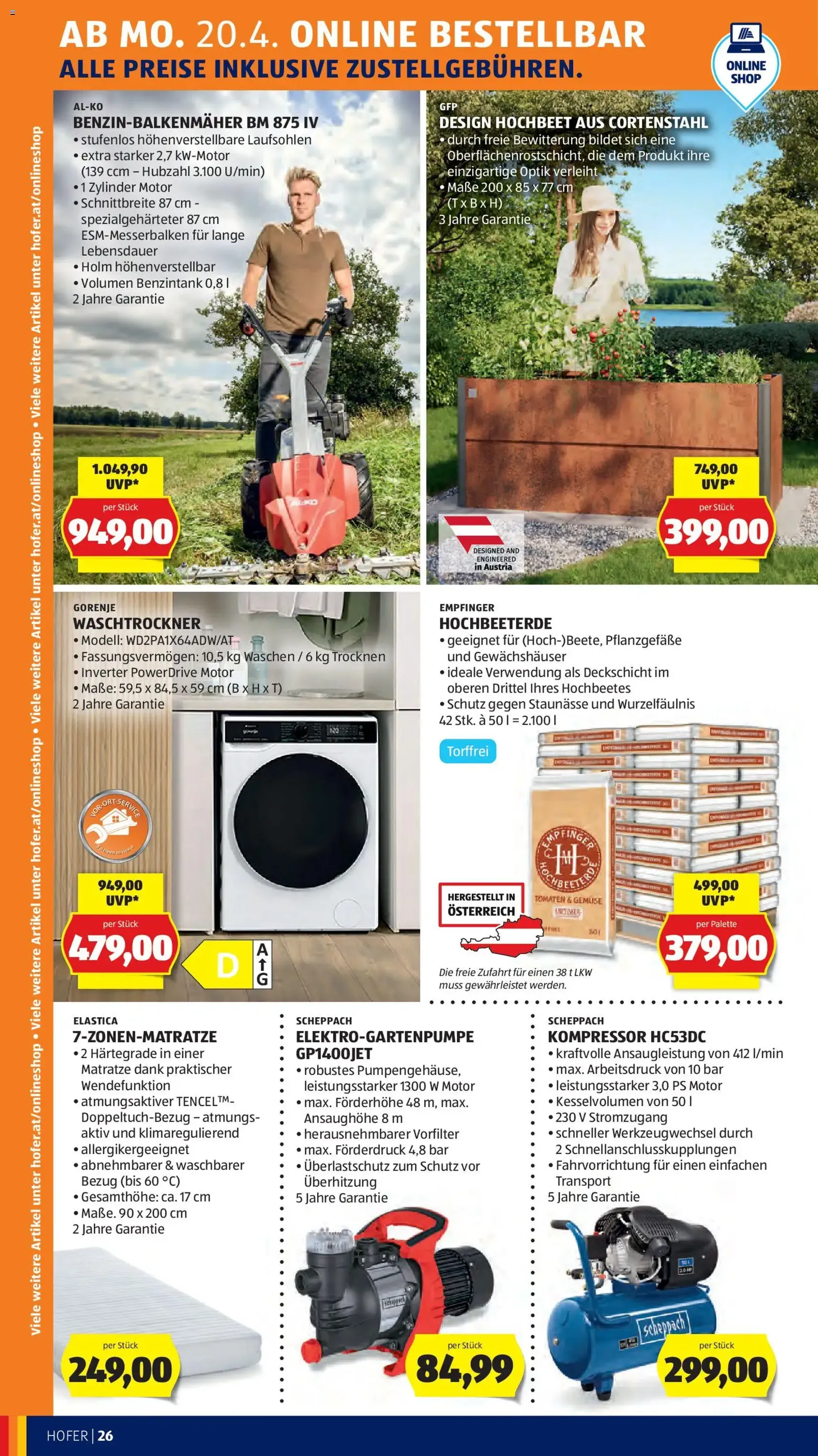 Hofer Flugblatt - Gültiger Prospekt ab 20.04.2026, Seite 30 von insgesamt 45