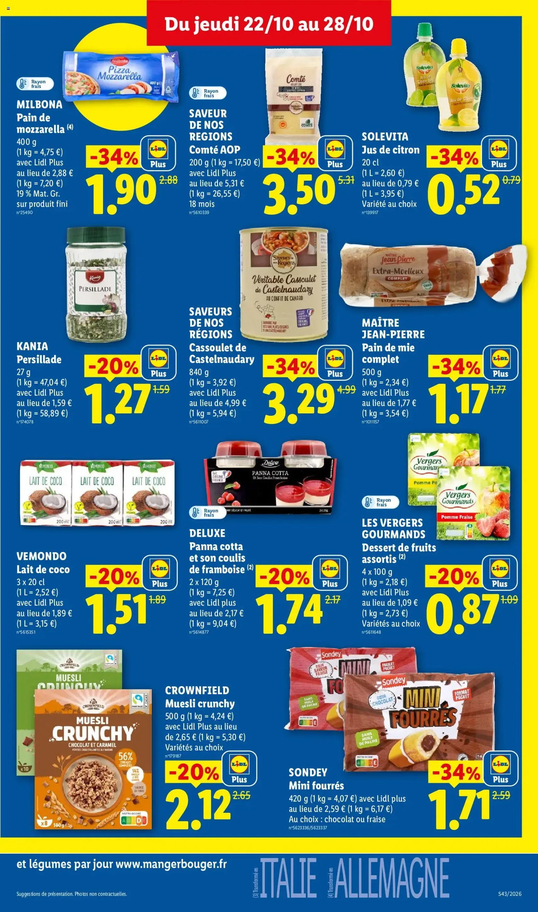 LIDL catalogue - brochure valable à partir du 22/10/2026, page 17 sur 66
