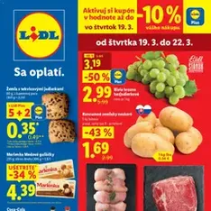 Lidl leták - náhľad letáku platný od 19.03.2026