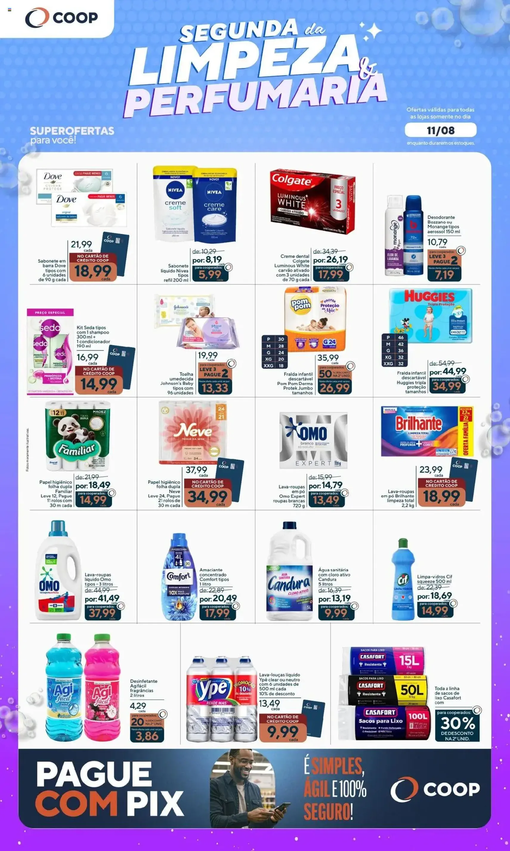 Coop - Ofertas Segunda da Limpeza e Perfumaria - folheto válido a partir de 11/08/2025 página 1 de 1