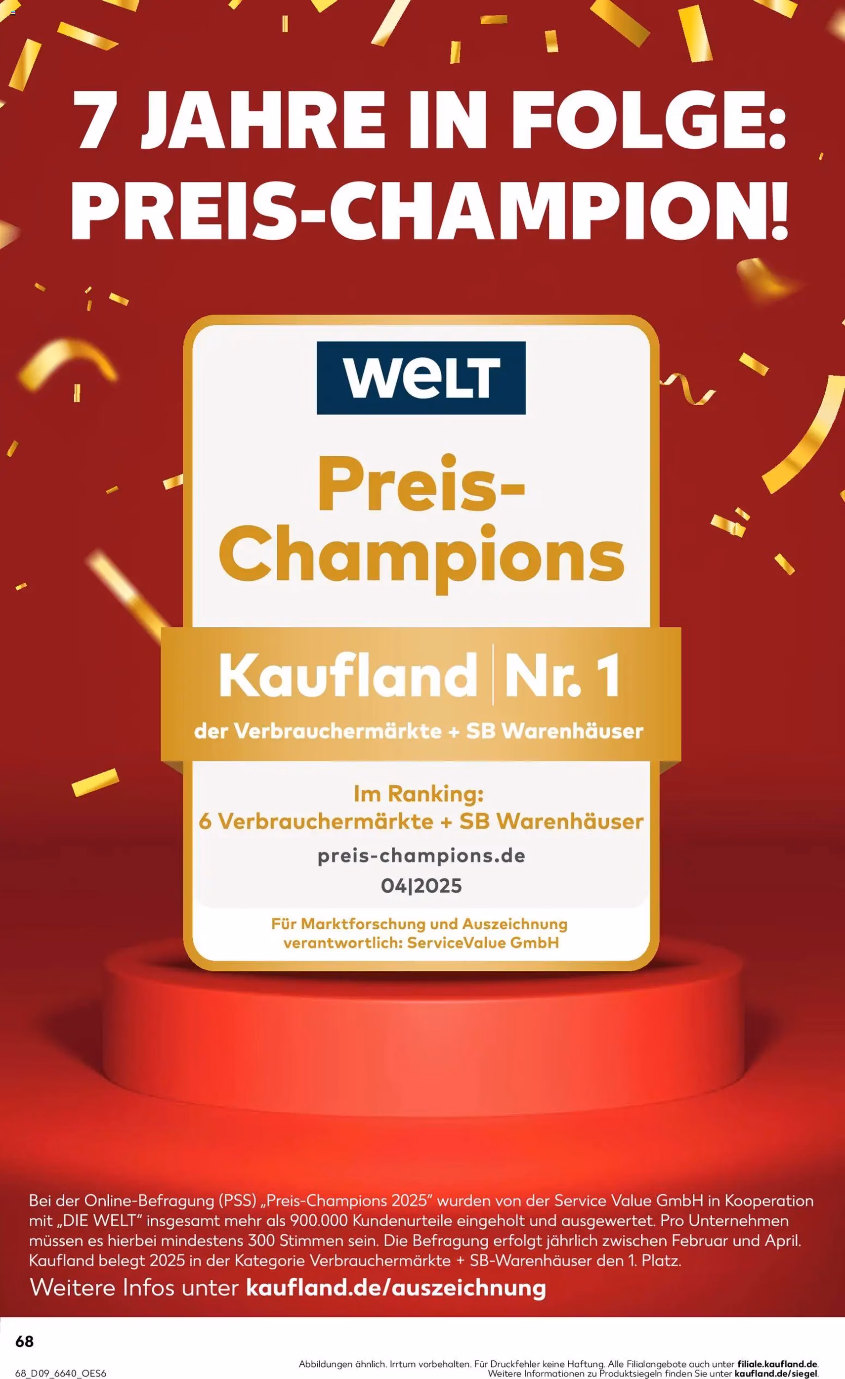 Kaufland Prospekt - Gültiger Prospekt ab 26.02.2026, Seite 68 von insgesamt 70