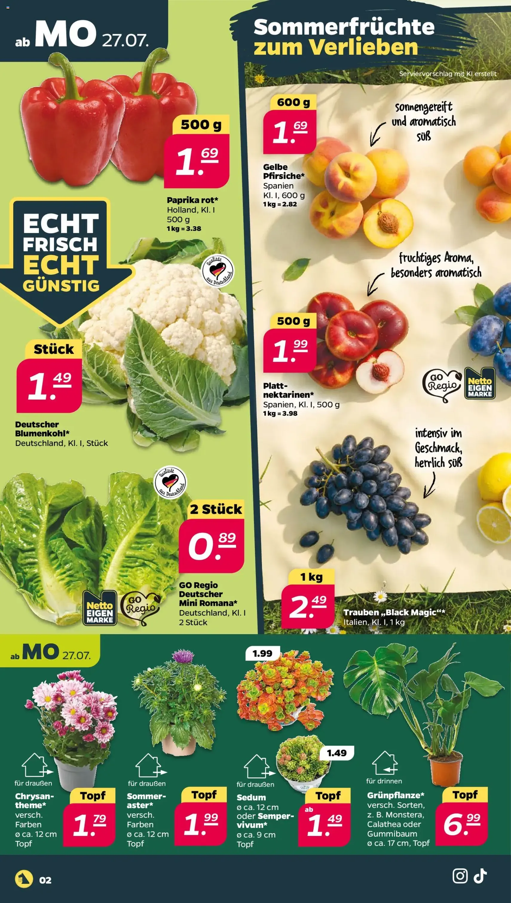 Netto Prospekt - Gültiger Prospekt ab 27.07.2026, Seite 2 von insgesamt 37