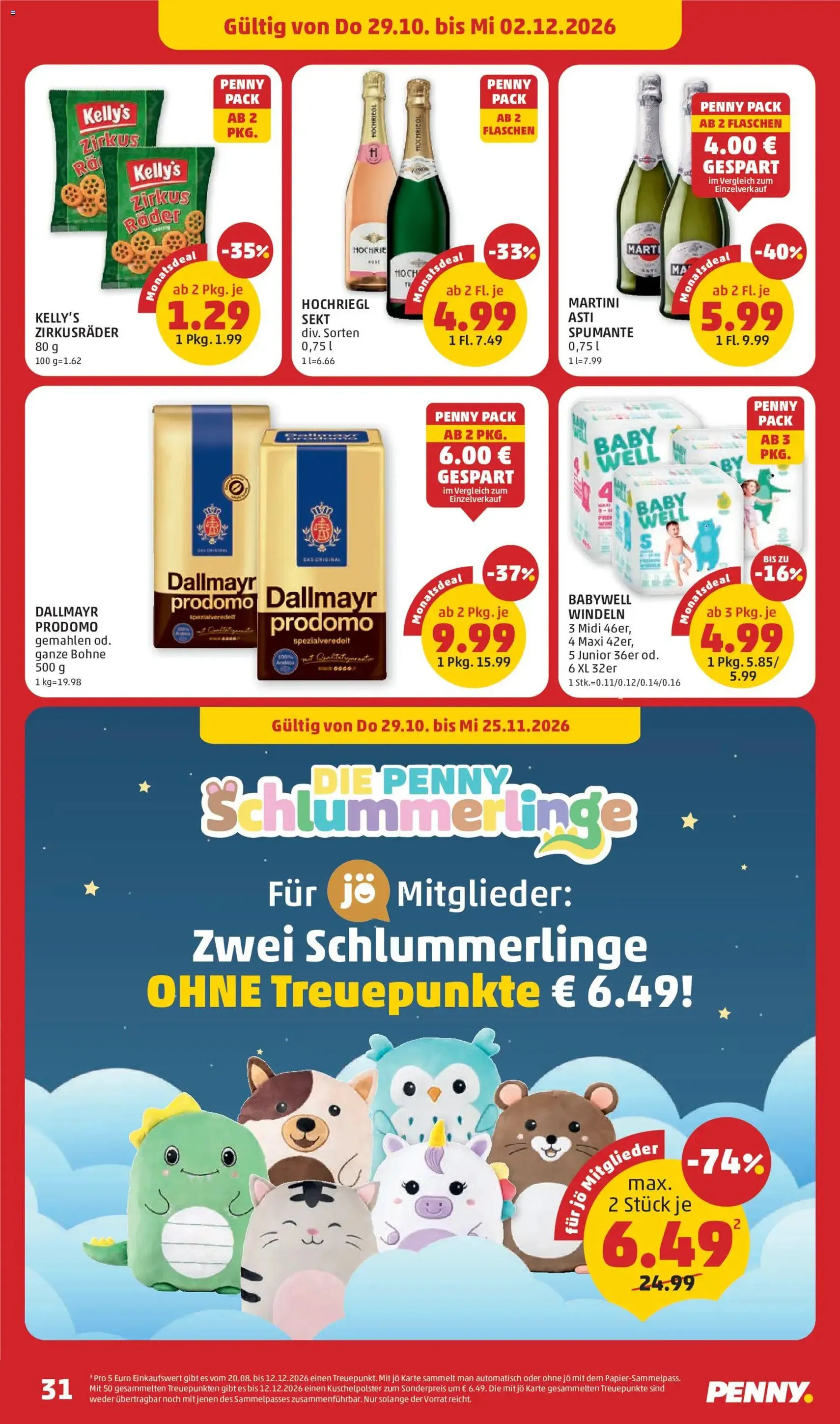 Penny Markt Flugblatt - Gültiger Prospekt ab 29.10.2026, Seite 31 von insgesamt 36